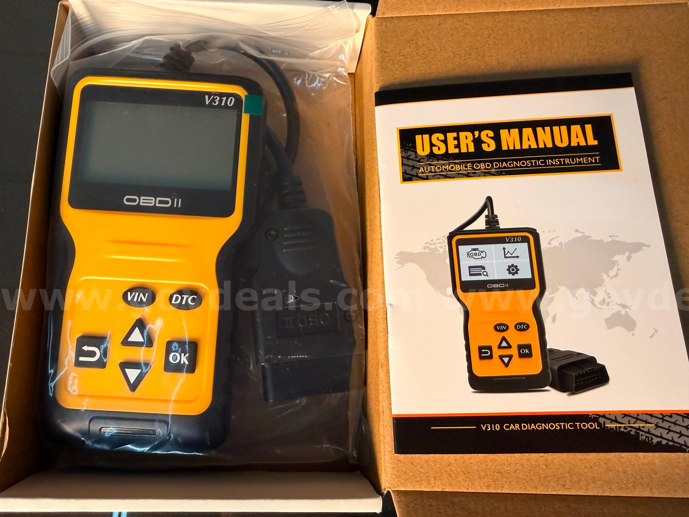 Free Shipping - New Color Screen OBD2 Scanner Engine Code Reader Diagnostic Tool   Government Surplus Auction - Photo #2