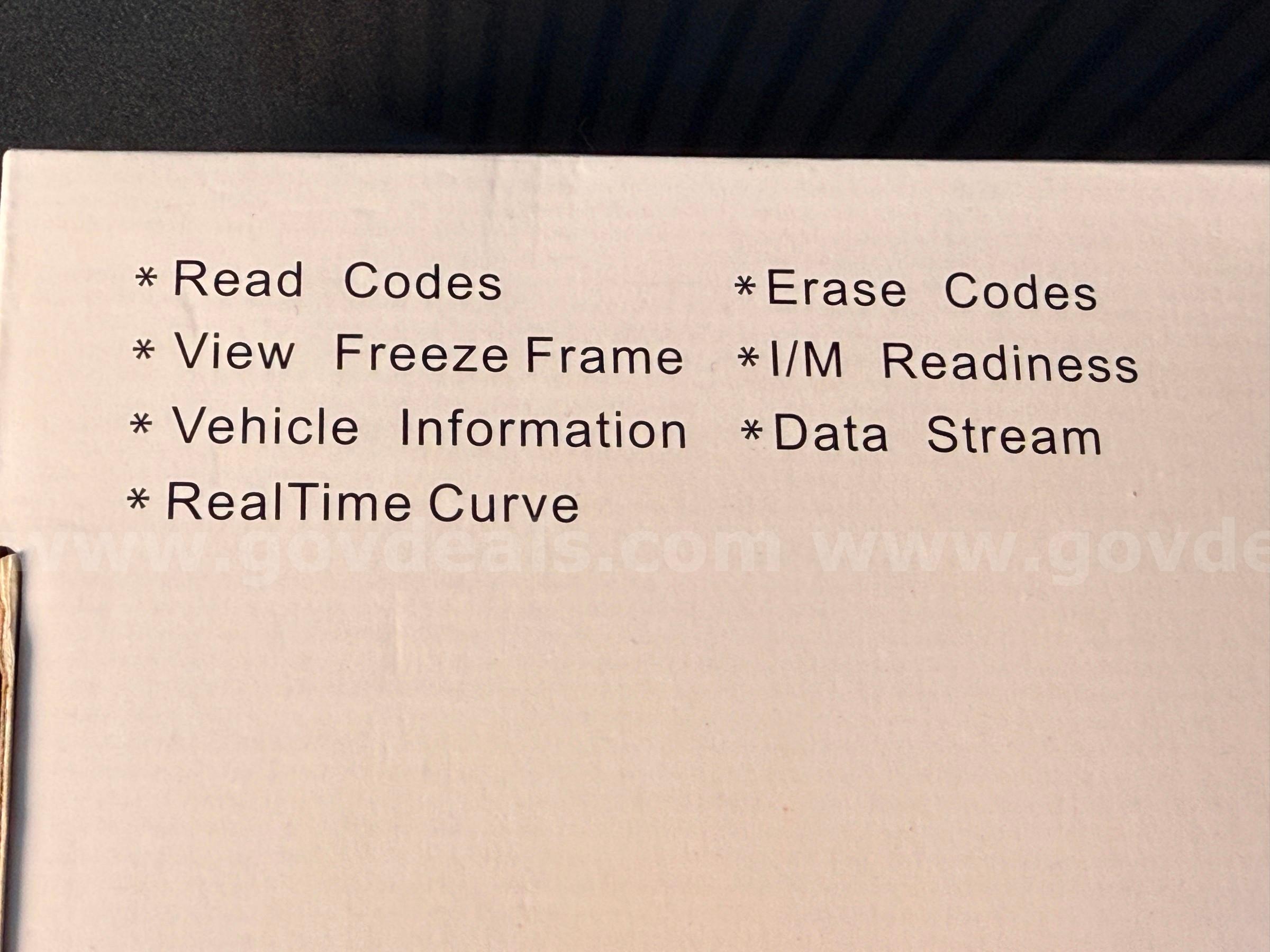 Free Shipping - New Color Screen OBD2 Scanner Engine Code Reader Diagnostic Tool   Government Surplus Auction - Photo #4