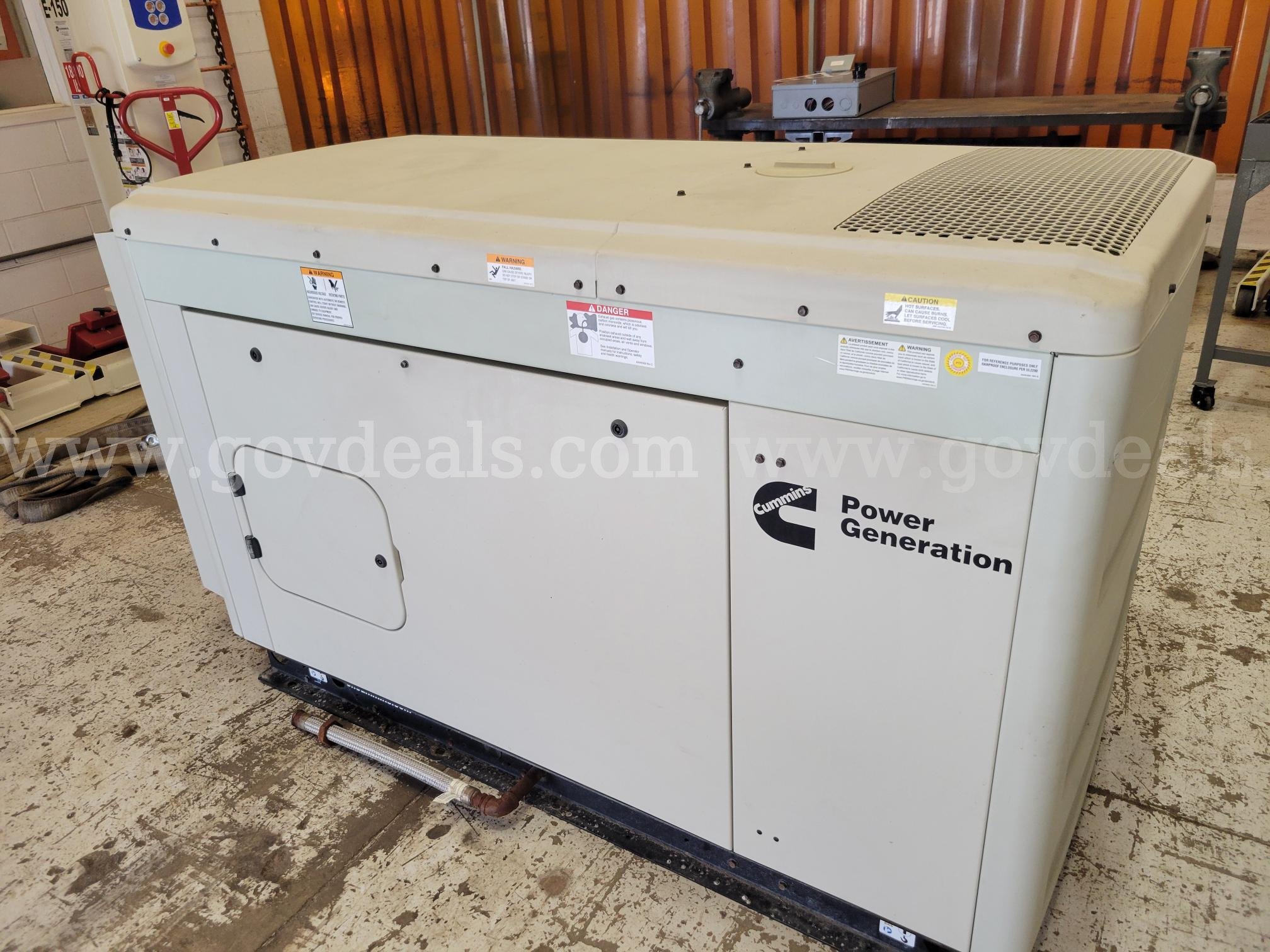 Cummins Natural Gas Generator Model C20N6-FRD