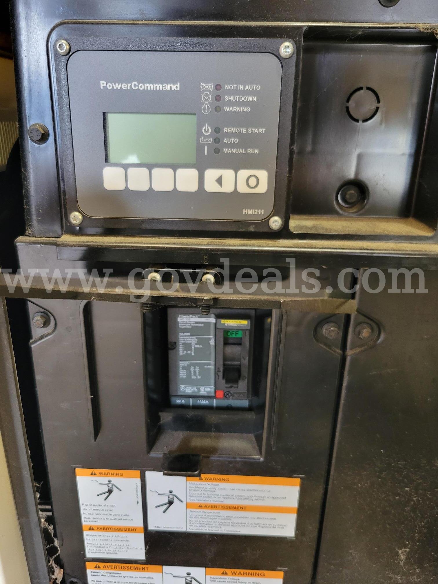 Cummins Natural Gas Generator Model C20N6-FRD Cummins C20N6-FRD Government Surplus Auction - Photo #4