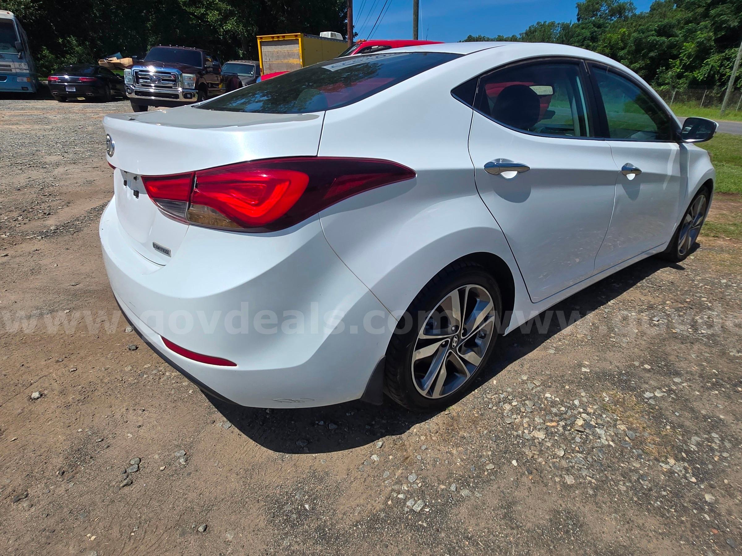 2016 Hyundai Elantra Limited Hyundai Elantra Limited Government Surplus Auction - Photo #6