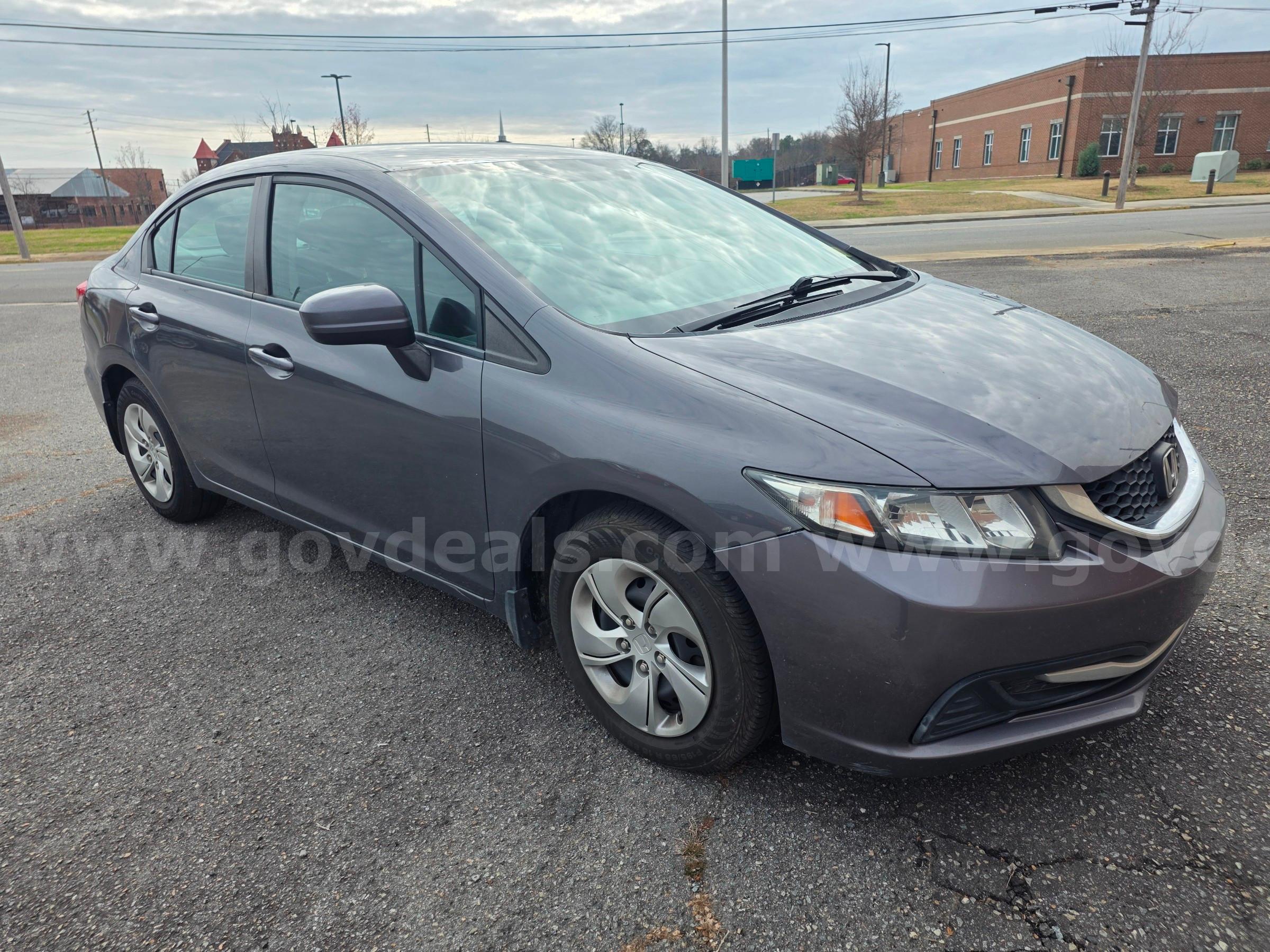 2015 Honda Civic LX Honda Civic LX Government Surplus Auction - Photo #3