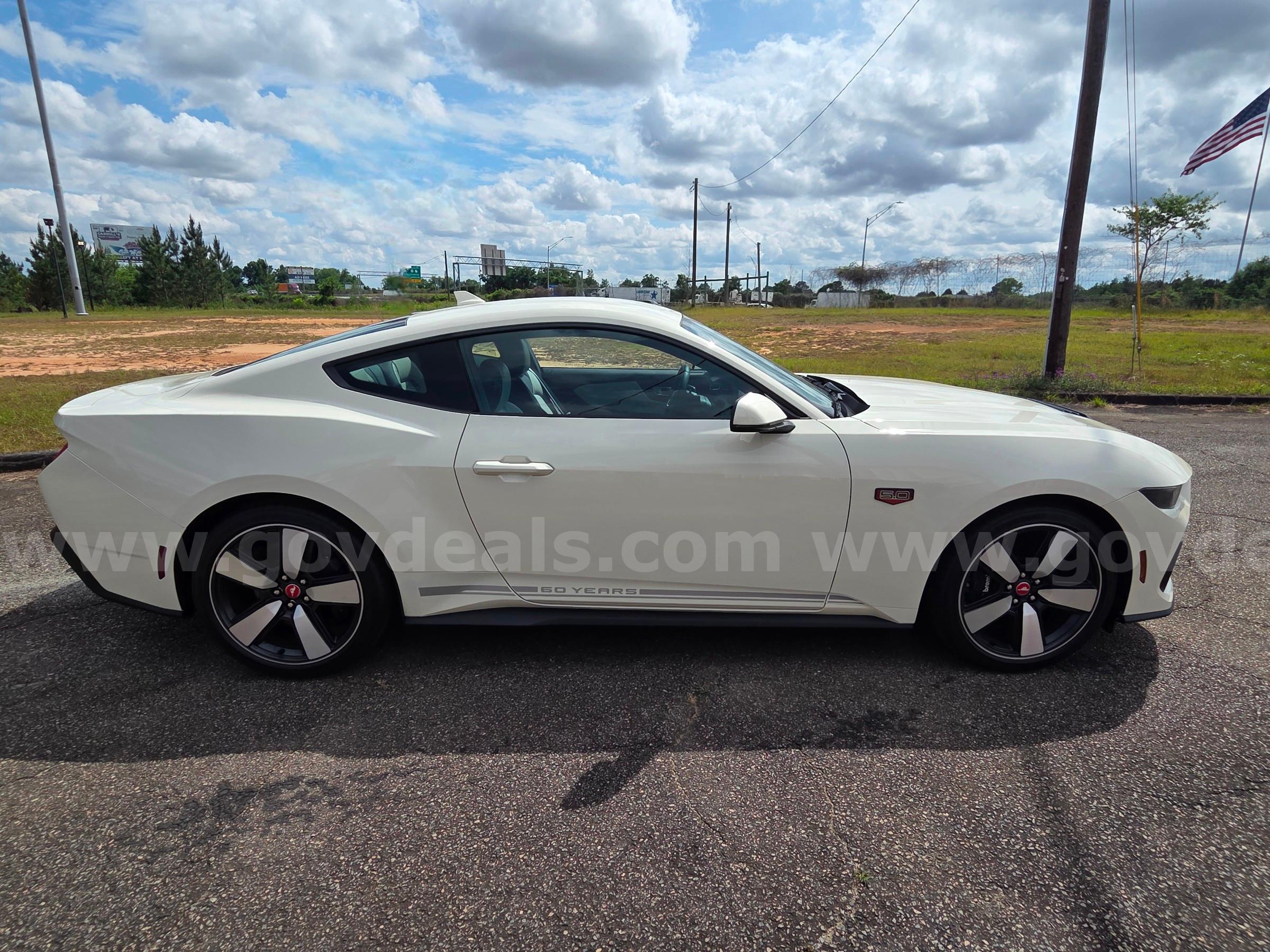 New (Surplus Inventory) 2025 Ford Mustang GT Premium 60th Anniversary Edition Ford Mustang 60th Anniv Editio Government Surplus Auction - Photo #4