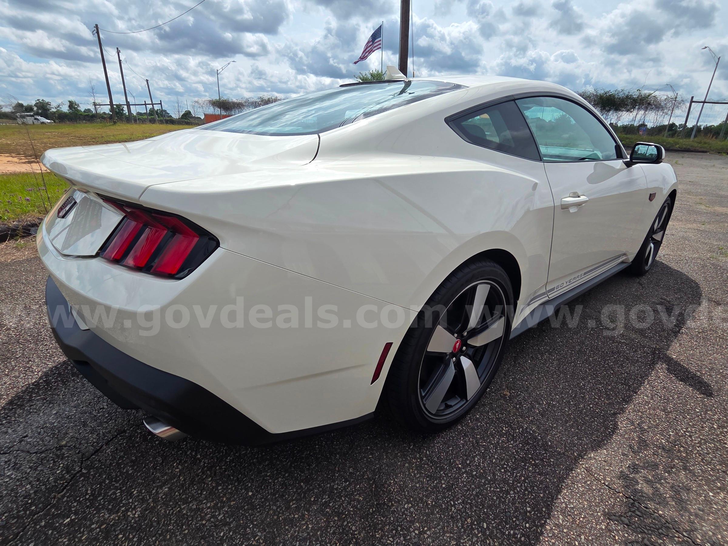 New (Surplus Inventory) 2025 Ford Mustang GT Premium 60th Anniversary Edition Ford Mustang 60th Anniv Editio Government Surplus Auction - Photo #6