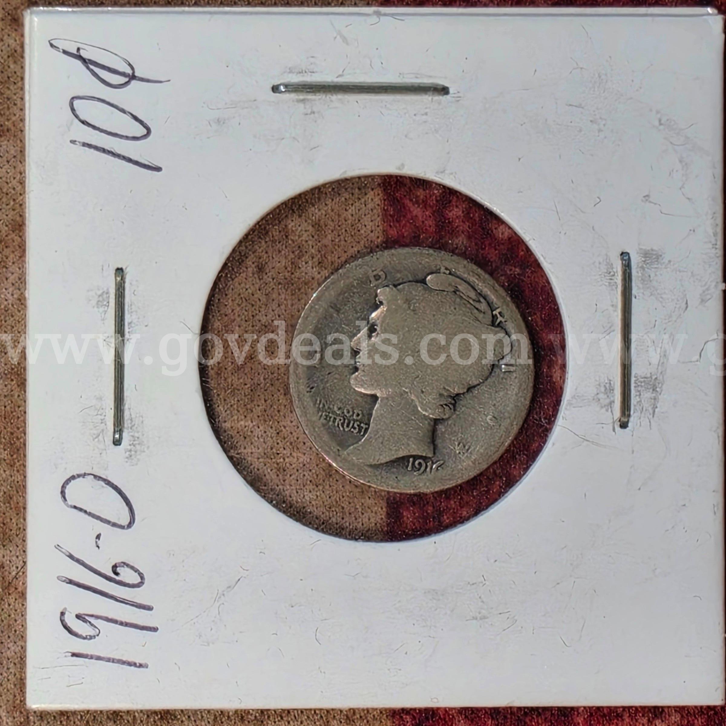 Rare 1916-D Mercury Dime "Key Date"