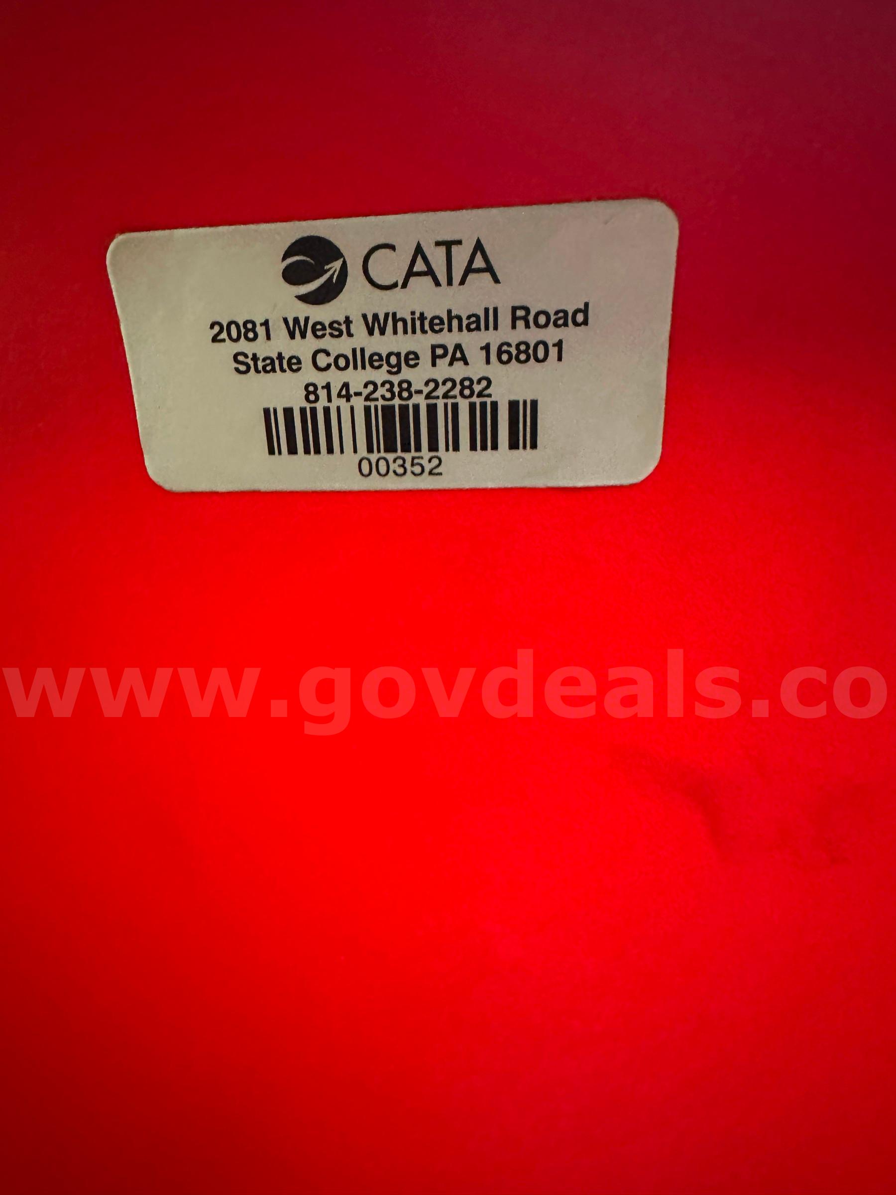 Red Chairs-Set of Two   Government Surplus Auction - Photo #3