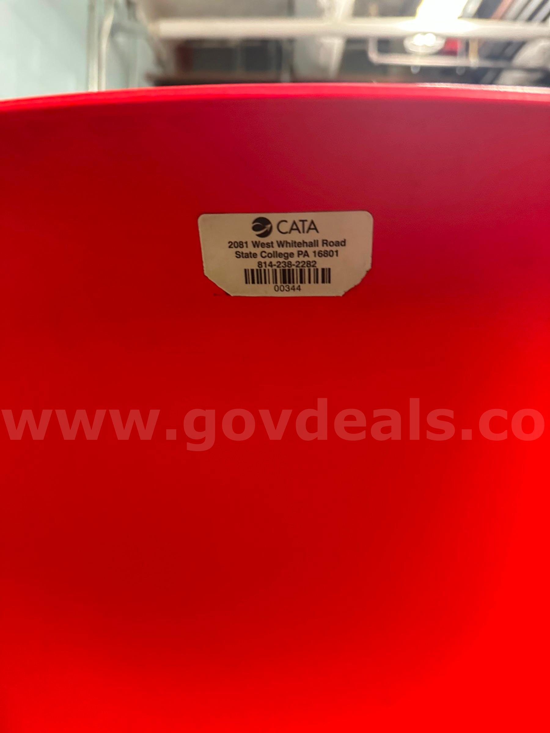 Red Chairs-Set of Two   Government Surplus Auction - Photo #3