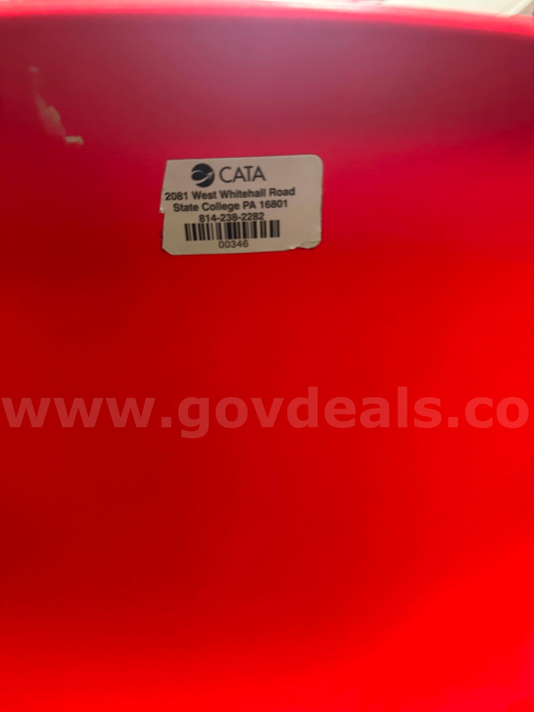 Red Chairs-Set of Two   Government Surplus Auction - Photo #4