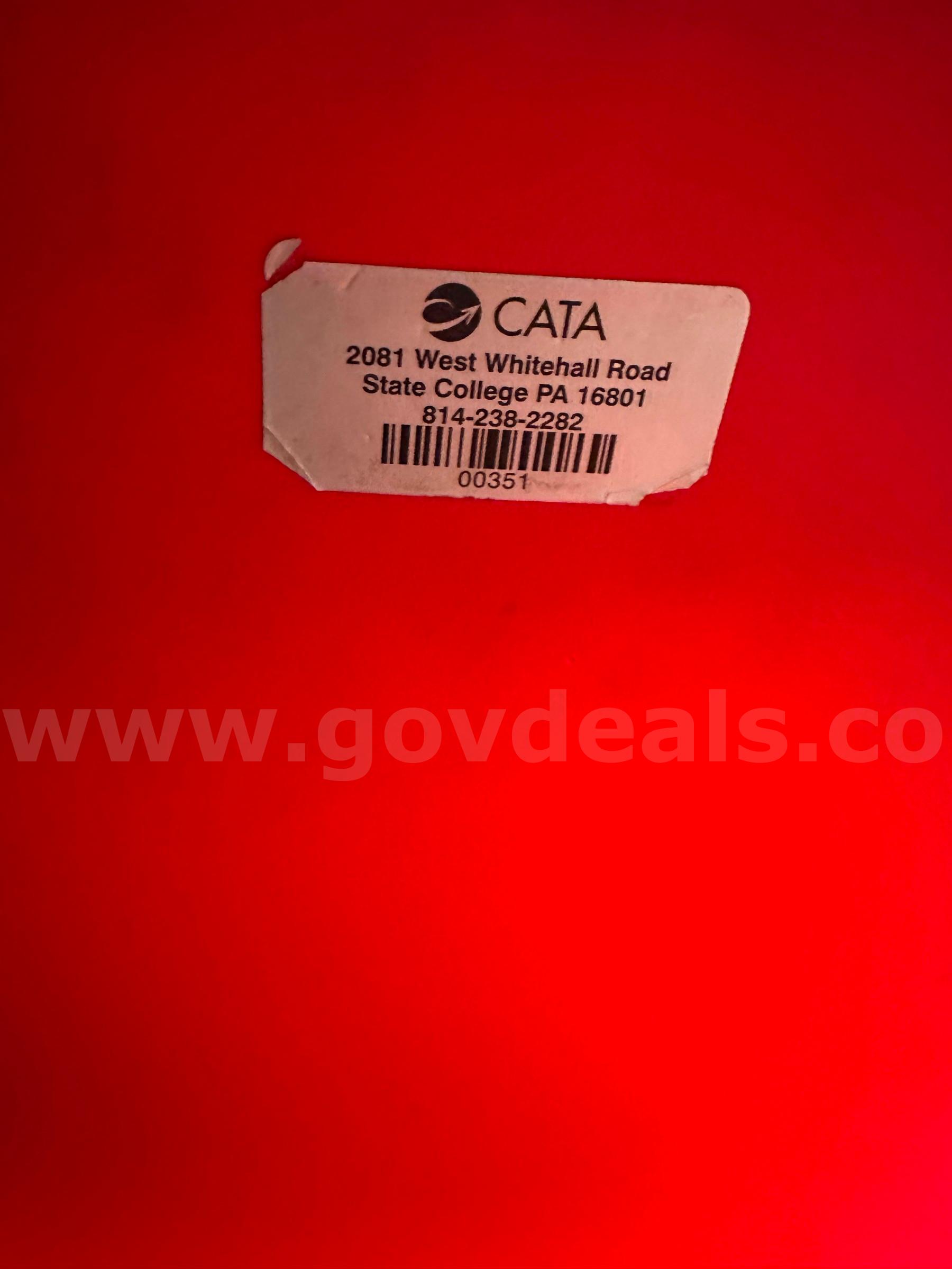 Red Chairs-Set of Two   Government Surplus Auction - Photo #4