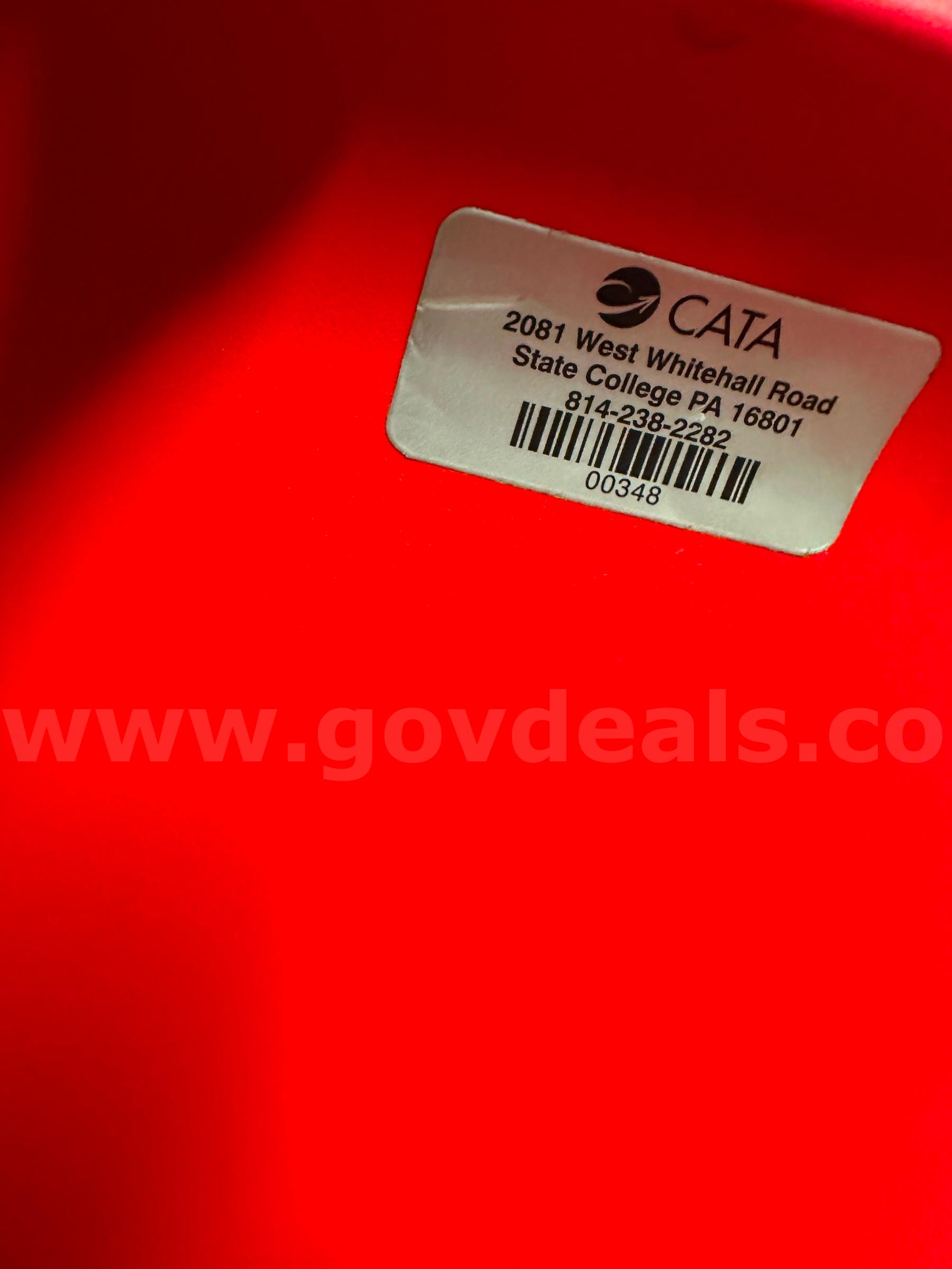 Red Chairs-Set of Two   Government Surplus Auction - Photo #4