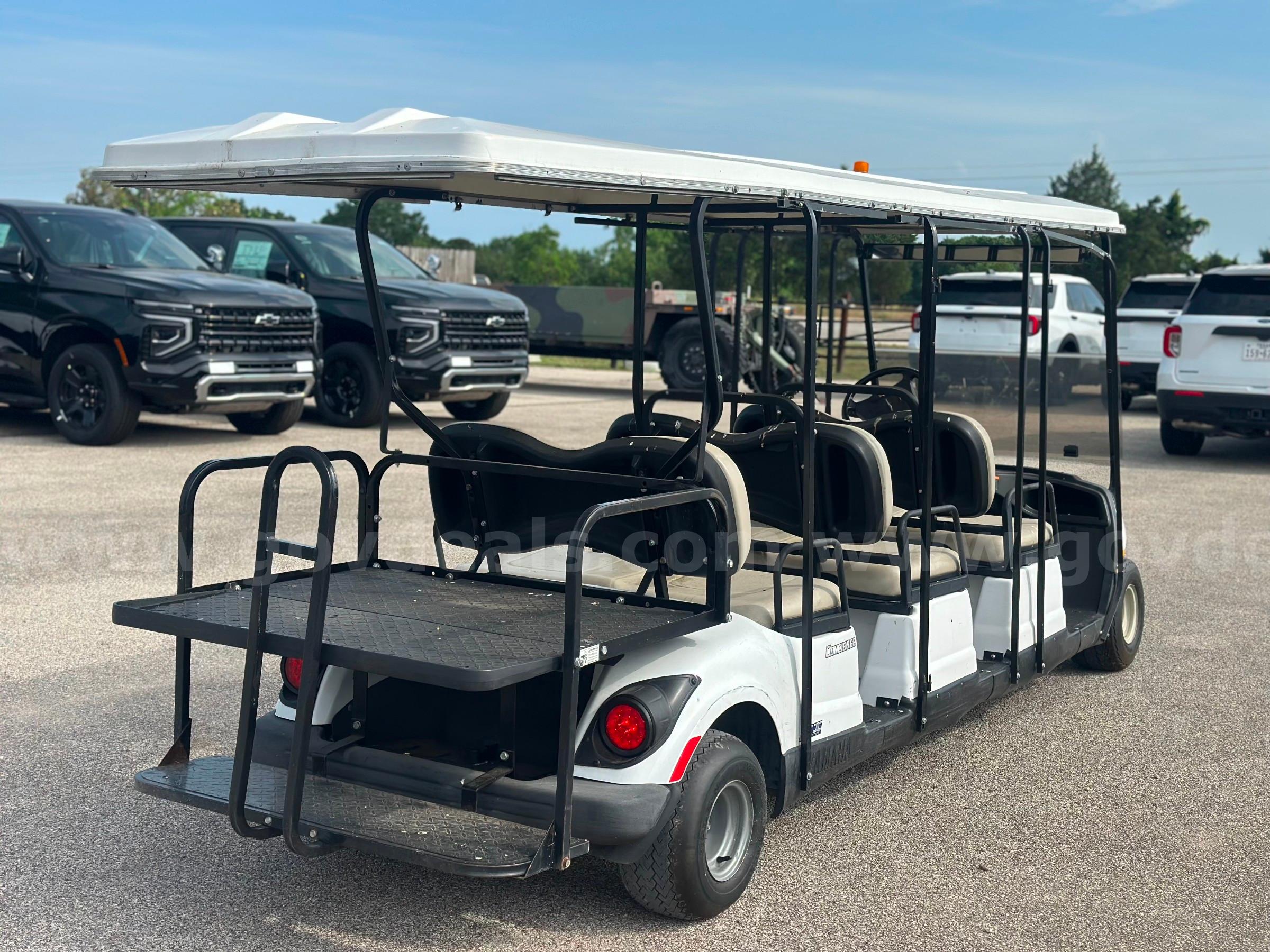 2014 YAMAHA 8 Passenger Golf Cart ***Gas Engine*** Yamaha 8 PASSENGER Government Surplus Auction - Photo #5