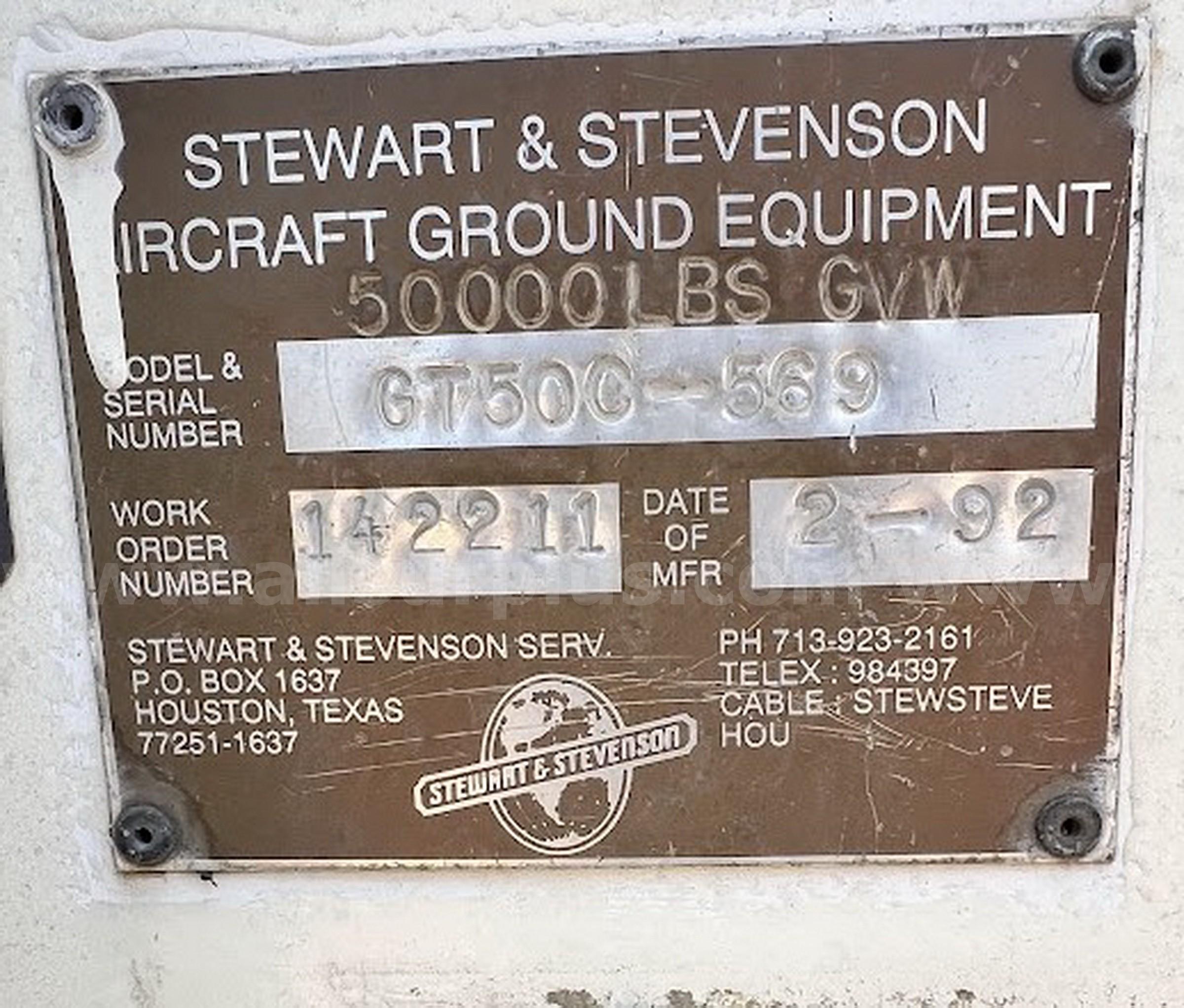 S&S GT-50 is a heavy-duty aircraft pushback tractor Stewart & Stevenson GT50 Government Surplus Auction - Photo #6