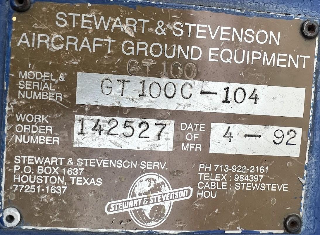 1992 Stewart Stevenson GT100C Wide Body Aircraft Pushback Stewart Stevenson GT100C Government Surplus Auction - Photo #4