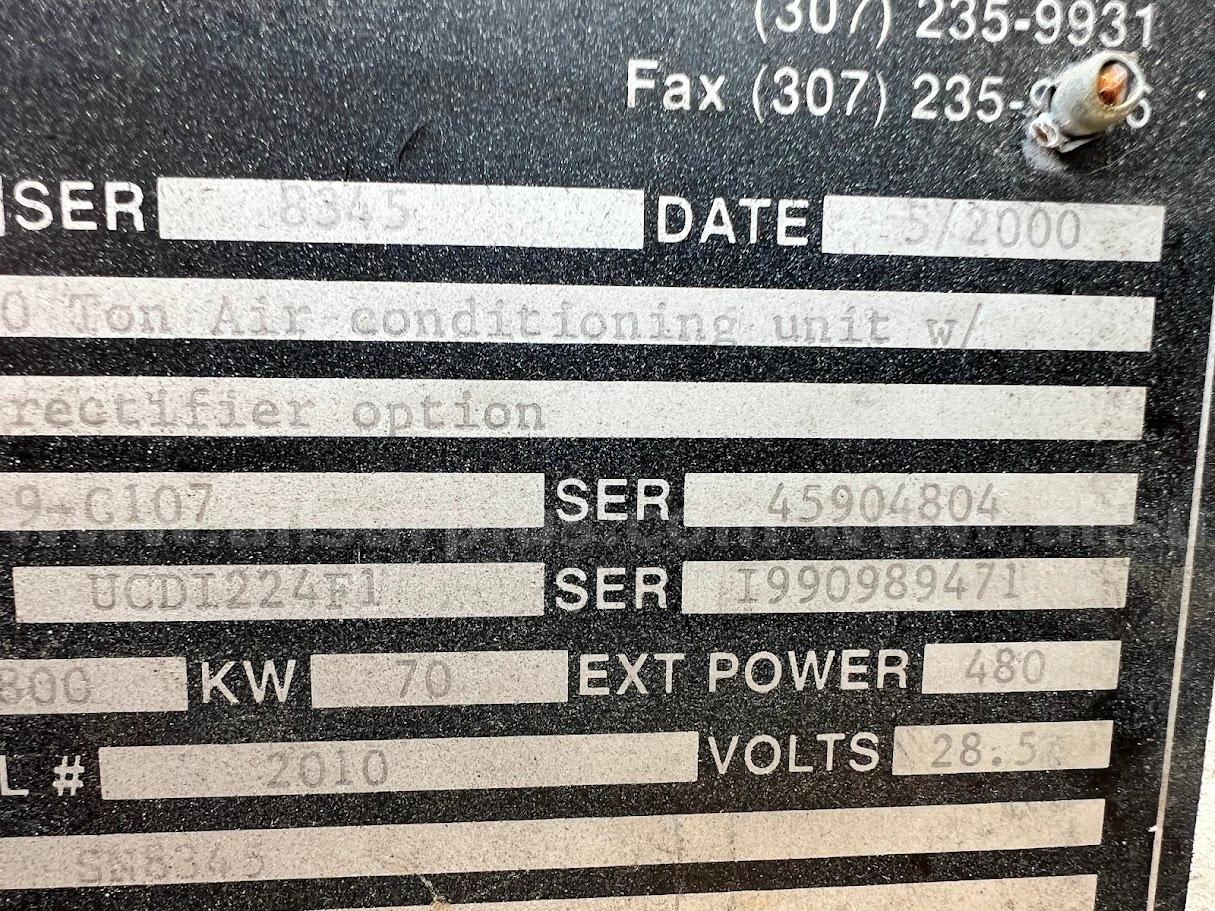 2000 Davco AC20DEHR 20 Ton AC Cart with 28 Volt rectifier Davco AC20DEHR Government Surplus Auction - Photo #6