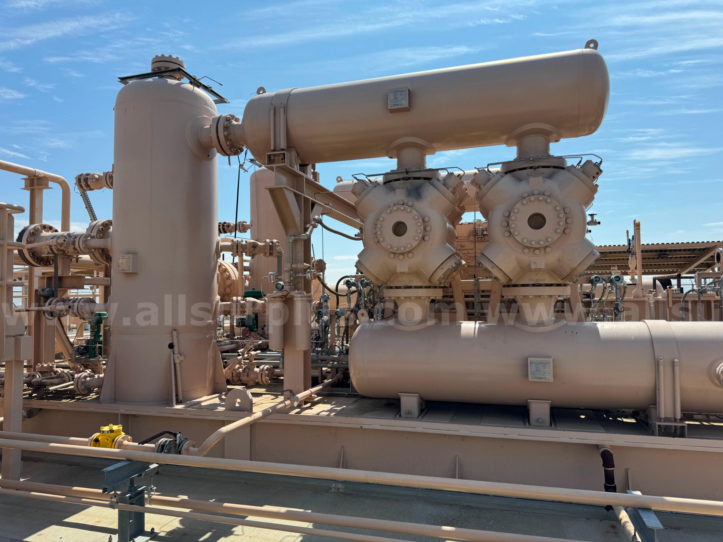 Gas Compressor Package, Ariel JGK/4, 2 Stage, 1700psi, with 5.50in Stroke, 10.25in and 8.75in Bore, Qty 1  1700psi Government Surplus Auction - Photo #5