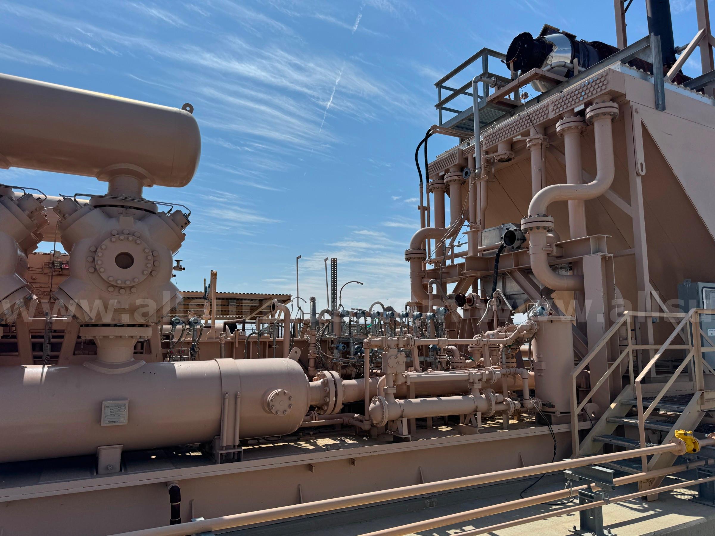 Gas Compressor Package, Ariel JGK/4, 2 Stage, 1700psi, with 5.50in Stroke, 10.25in and 8.75in Bore, Qty 1  1700psi Government Surplus Auction - Photo #6