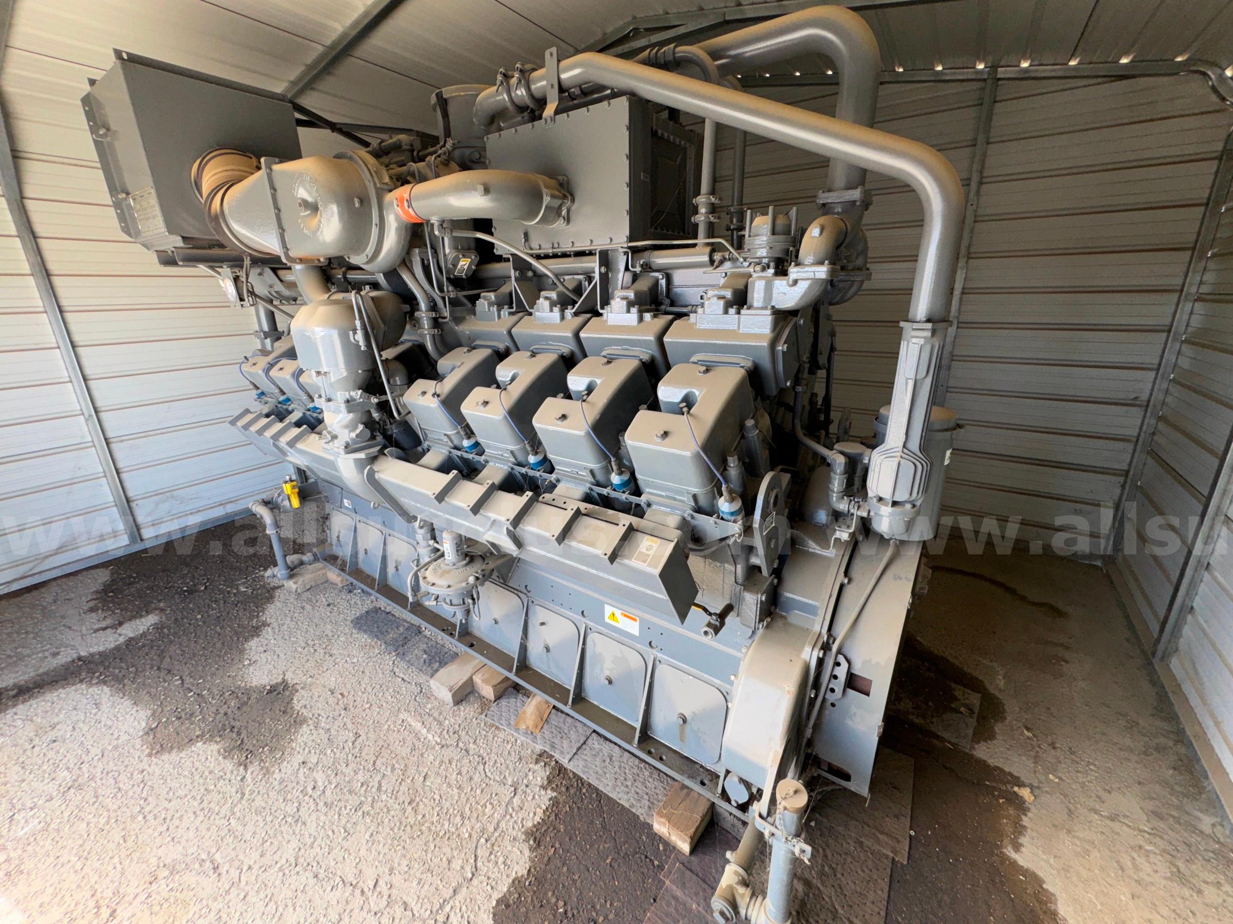 Natural Gas Engine, Waukesha P9390GSI , 1980bhp, 2019 Overhaul, Unused, Qty 1  P9390GSI Government Surplus Auction - Photo #2
