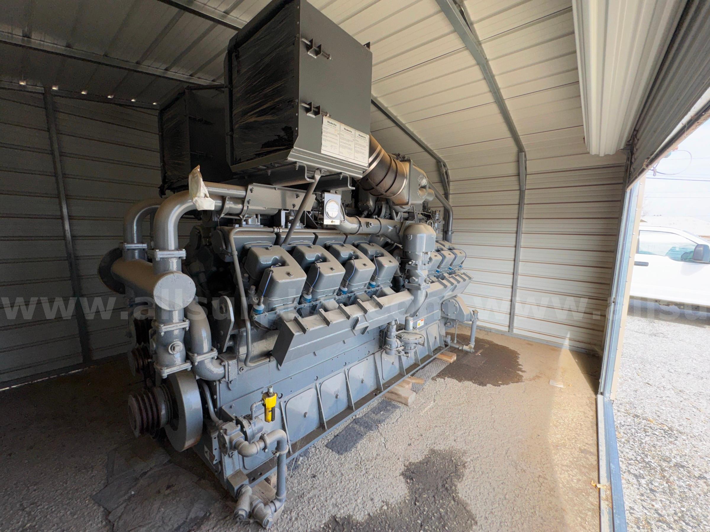Natural Gas Engine, Waukesha P9390GSI , 1980bhp, 2019 Overhaul, Unused, Qty 1  P9390GSI Government Surplus Auction - Photo #3