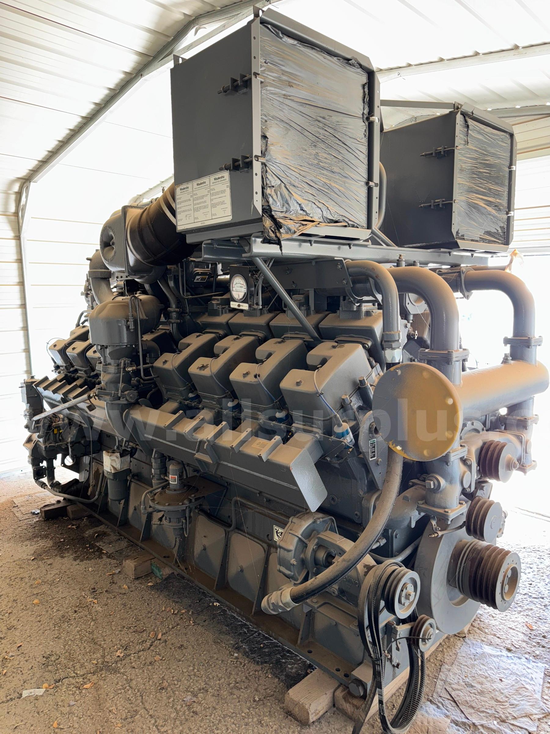 Natural Gas Engine, Waukesha P9390GSI , 1980bhp, 2019 Overhaul, Unused, Qty 1  P9390GSI Government Surplus Auction - Photo #4