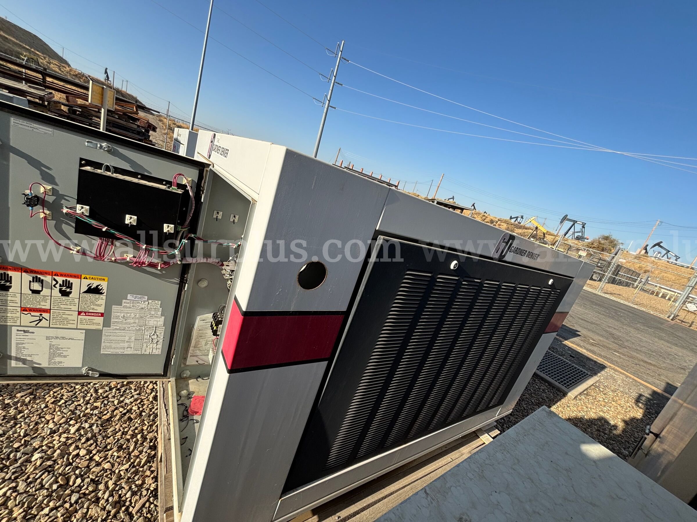 Compressor, Gardner Denver, C-500, EBH99G, 480V, Qty 1 Gardner Denver 500 Government Surplus Auction - Primary Photo