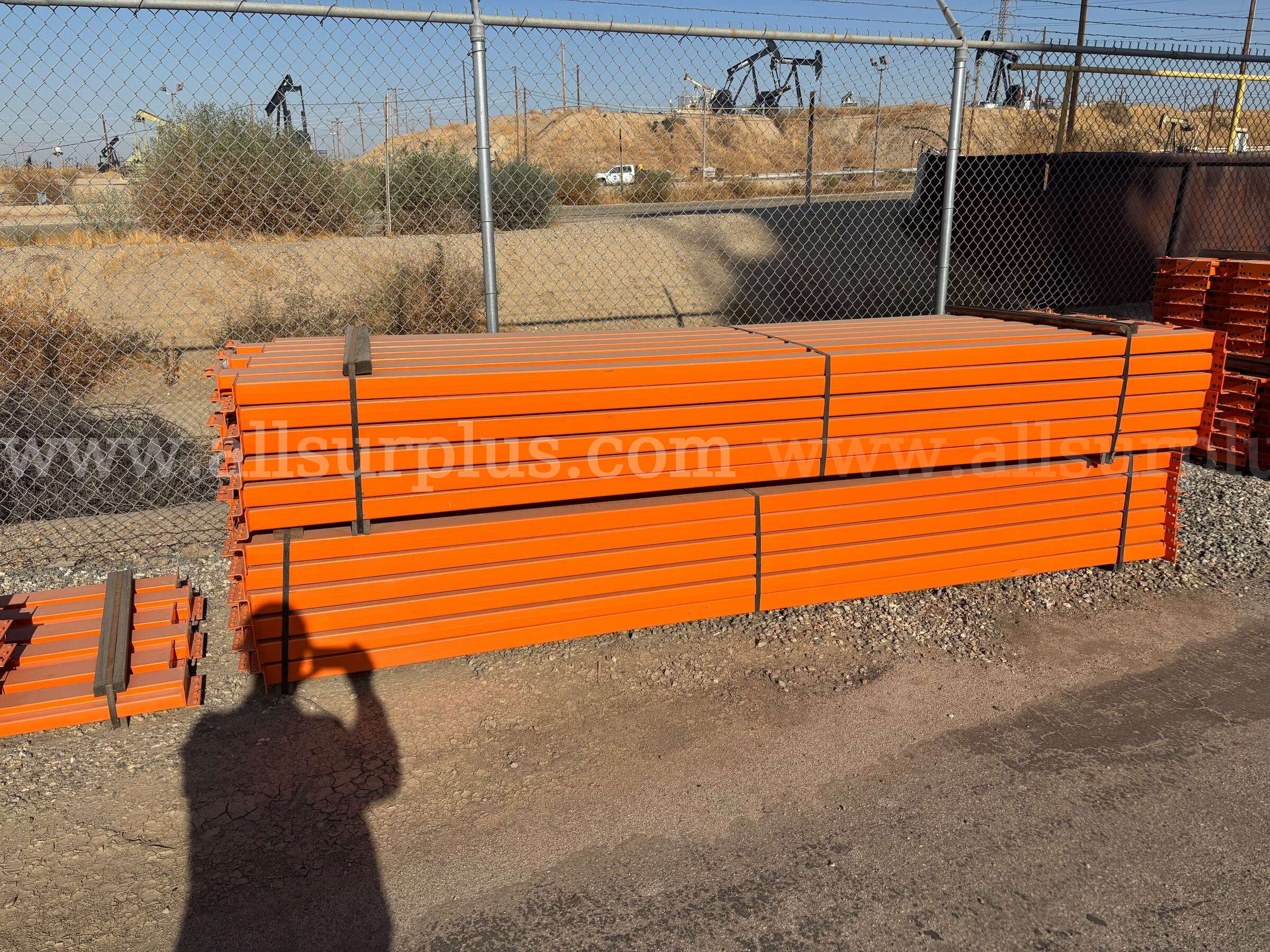 Storage Racks, Single-Deep Selective, 5 High, 6 High, UNUSED, Qty 21   Government Surplus Auction - Primary Photo