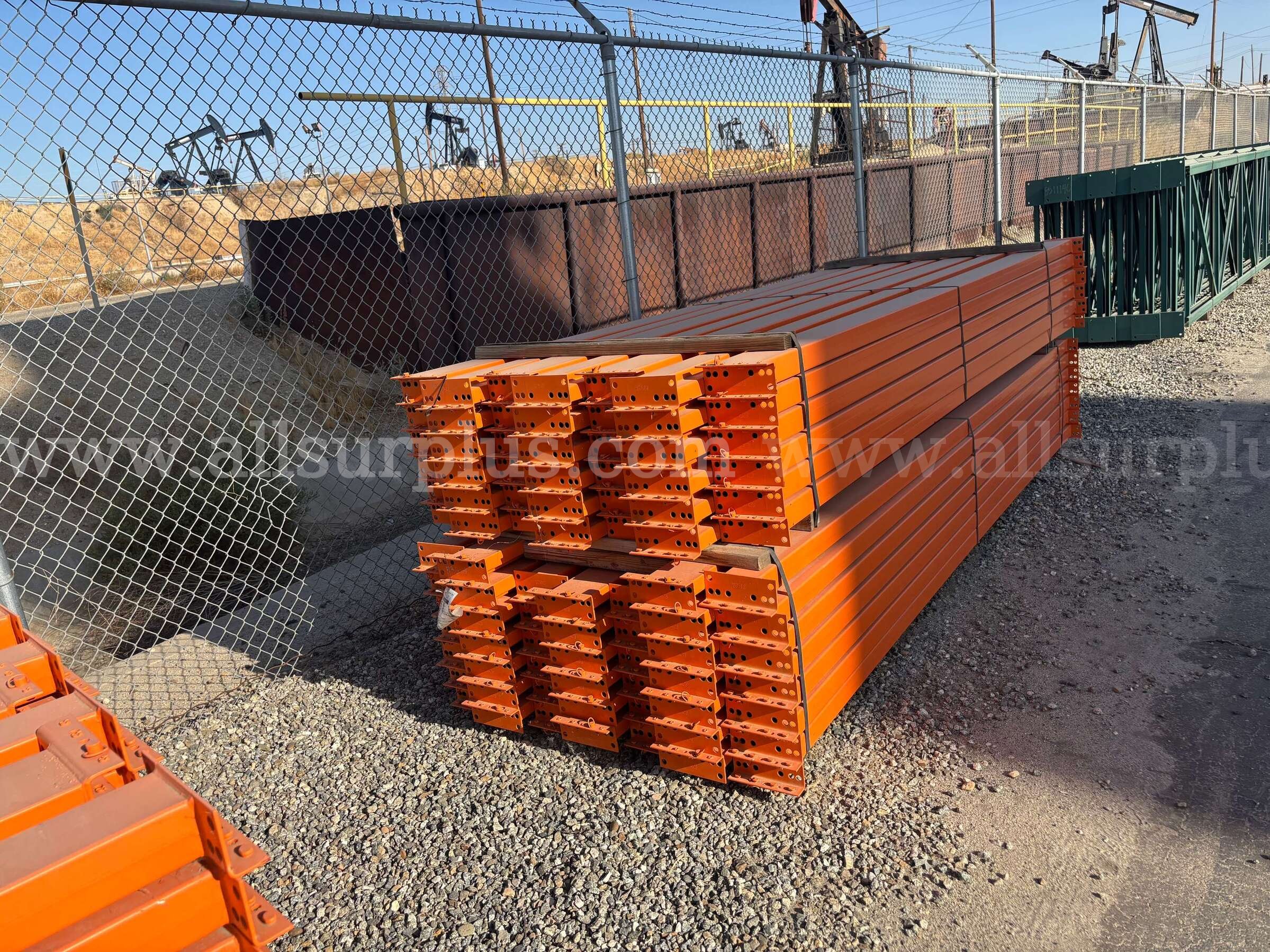 Storage Racks, Single-Deep Selective, 5 High, 6 High, UNUSED, Qty 21   Government Surplus Auction - Photo #2