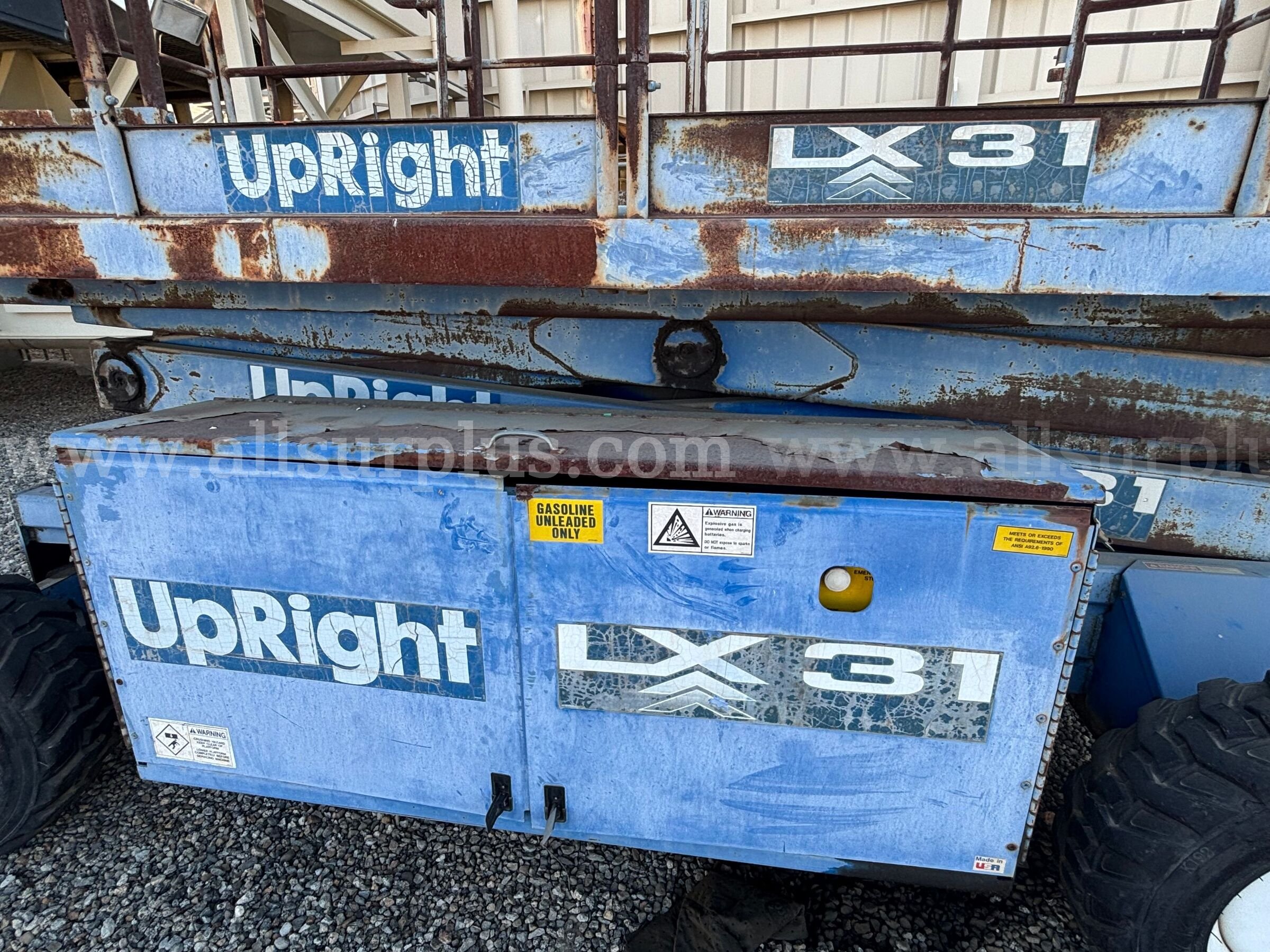 Scissor Lift, UpRight, 67501-000, 31Ft, Qty 1 UpRight 000 Government Surplus Auction - Photo #2