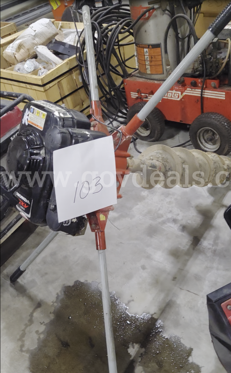 General 357H post hole digger General 357H Government Surplus Auction - Photo #2