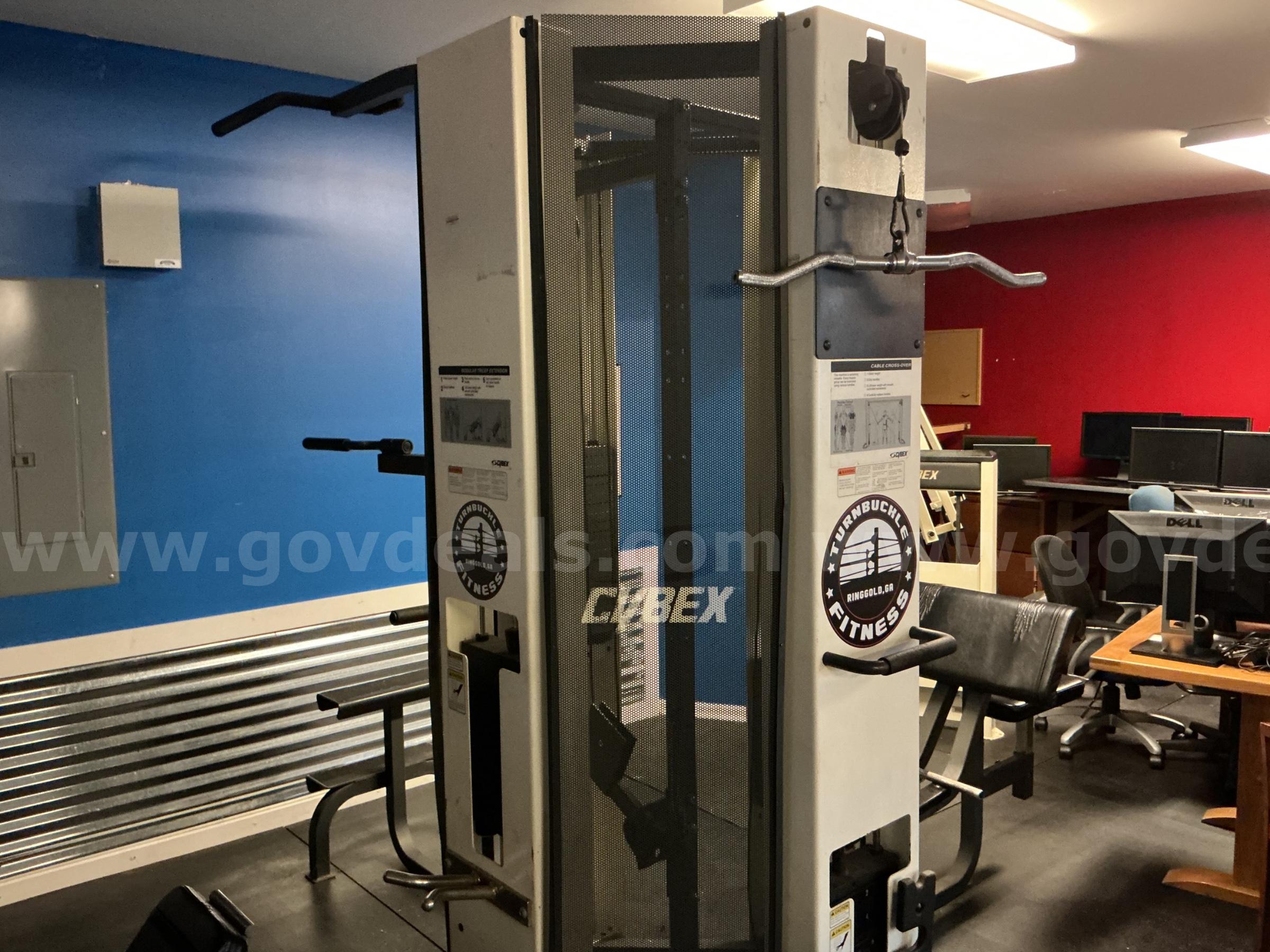 COMPLETE GYM-machines/treadmills/bikes/free weights/benches/barbells-etc   Government Surplus Auction - Photo #6