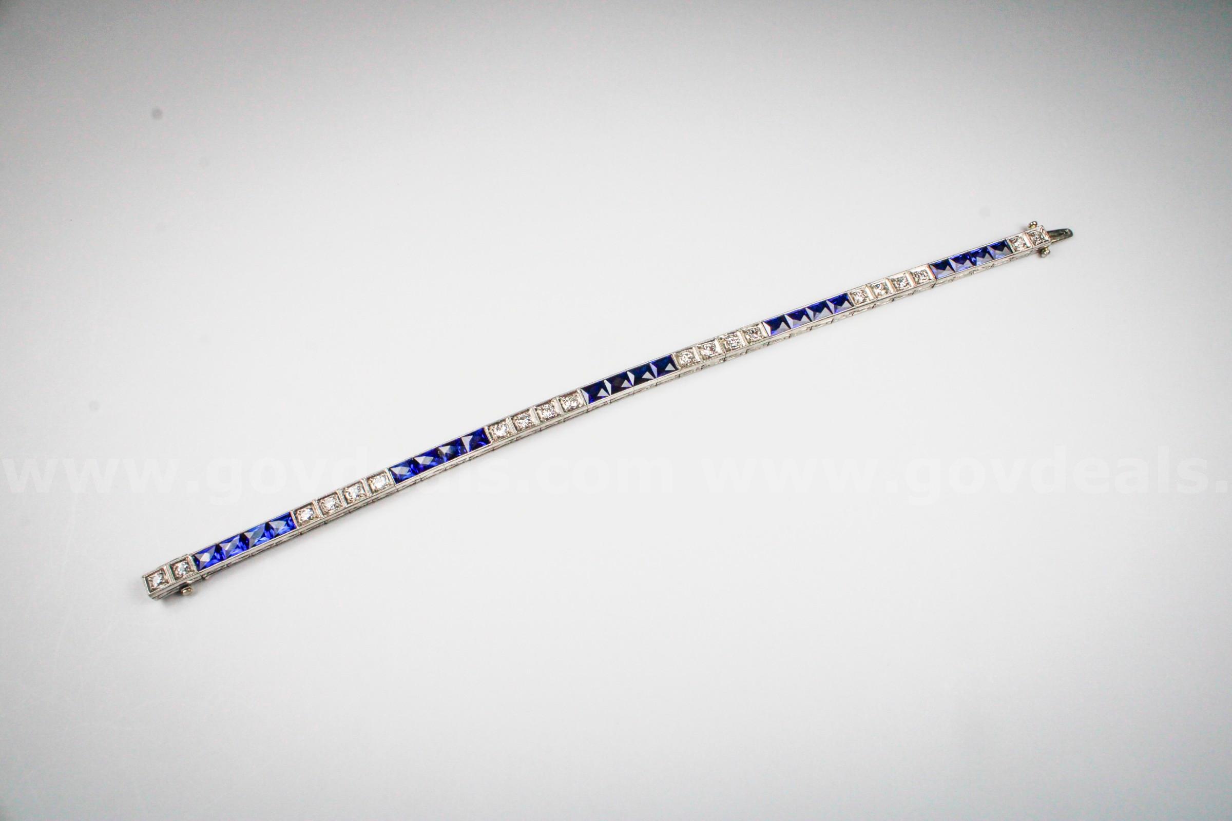 Platinum Tennis Bracelet