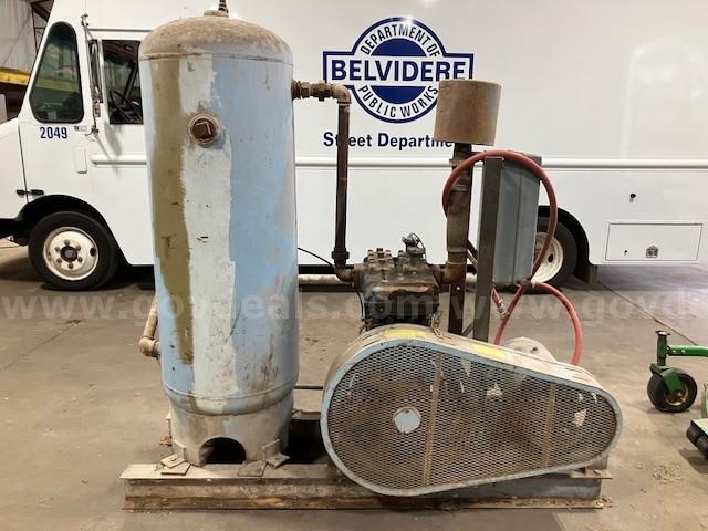 Quincy Air Compressor Quincy Compressor 390-22 Government Surplus Auction - Photo #3