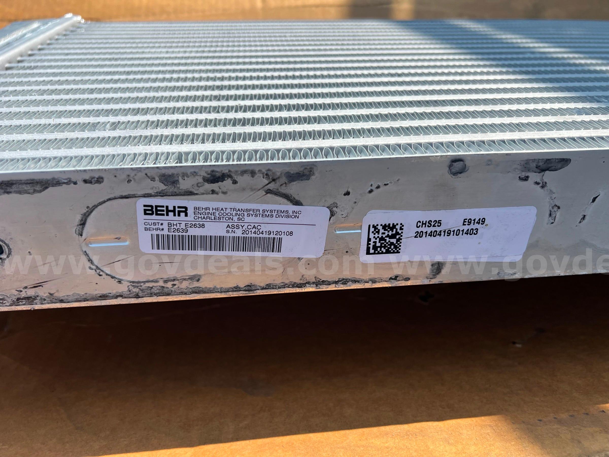 NEW Freightliner Charge Air Cooler/Intercooler BHT E2638 Freightliner E2638 Government Surplus Auction - Photo #3