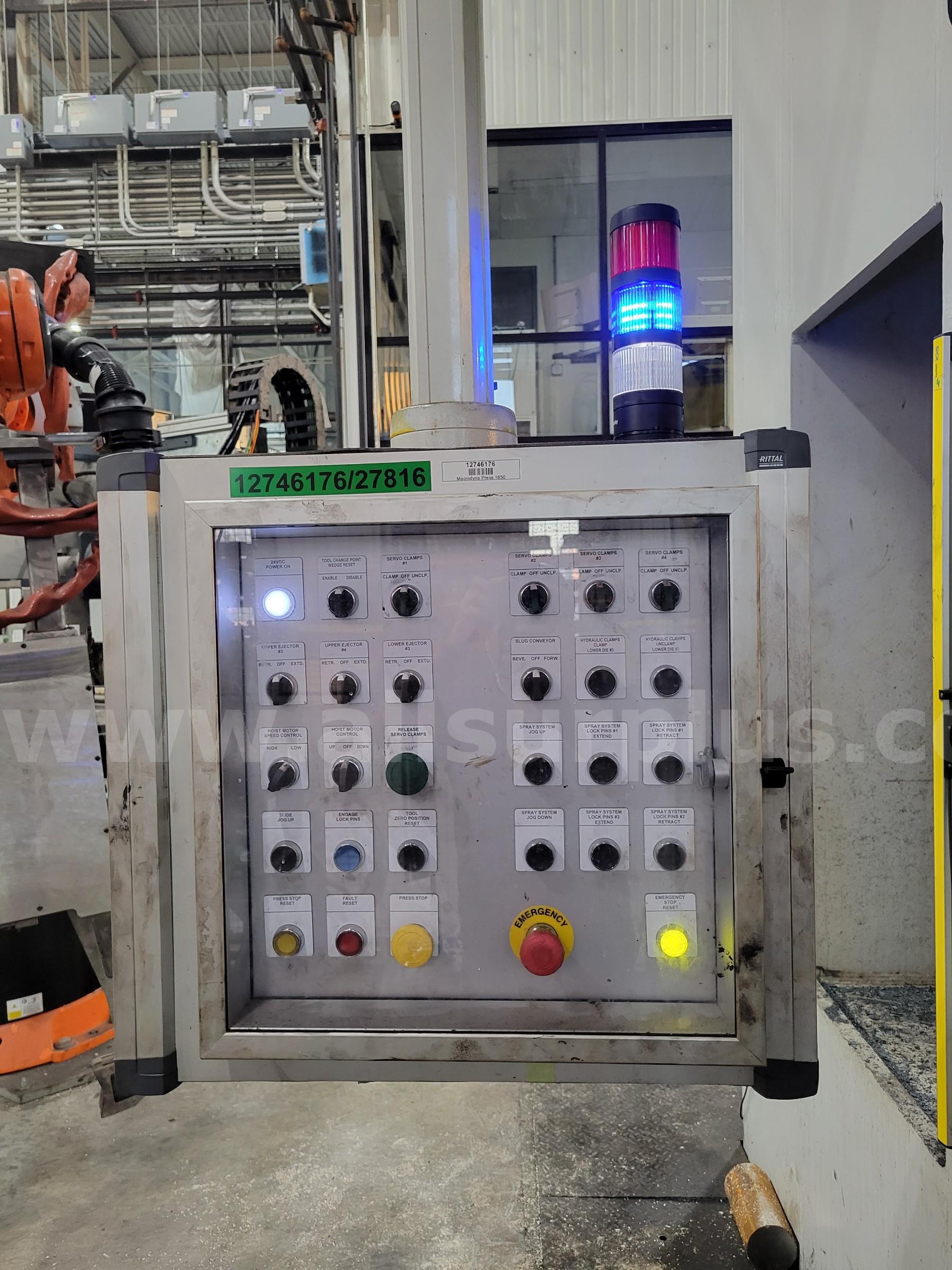 2022 Macrodyne 1500T Hydraulic Hot Forging Press Macrodyne 1500T Government Surplus Auction - Photo #3