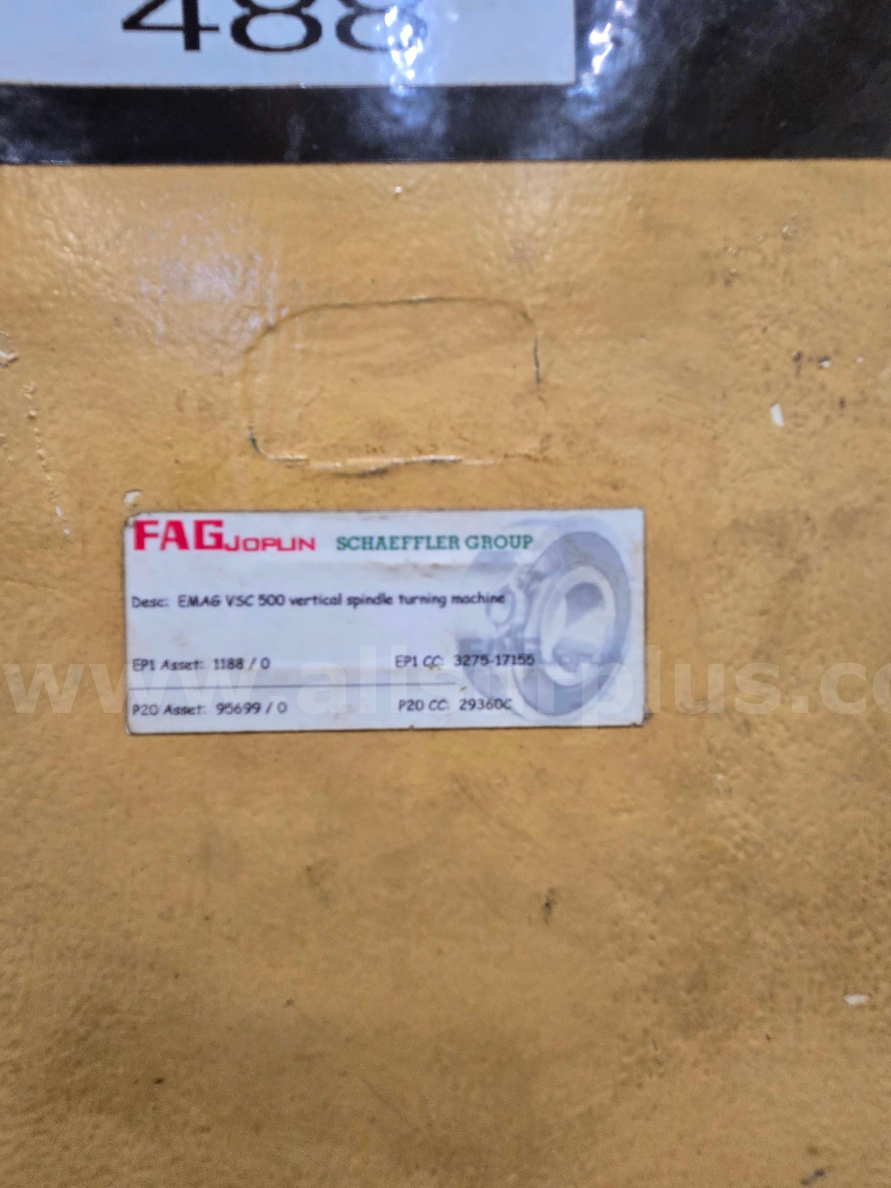 Emag VSC500 Vertical Turning Machine EMAG VSC500 Government Surplus Auction - Photo #3