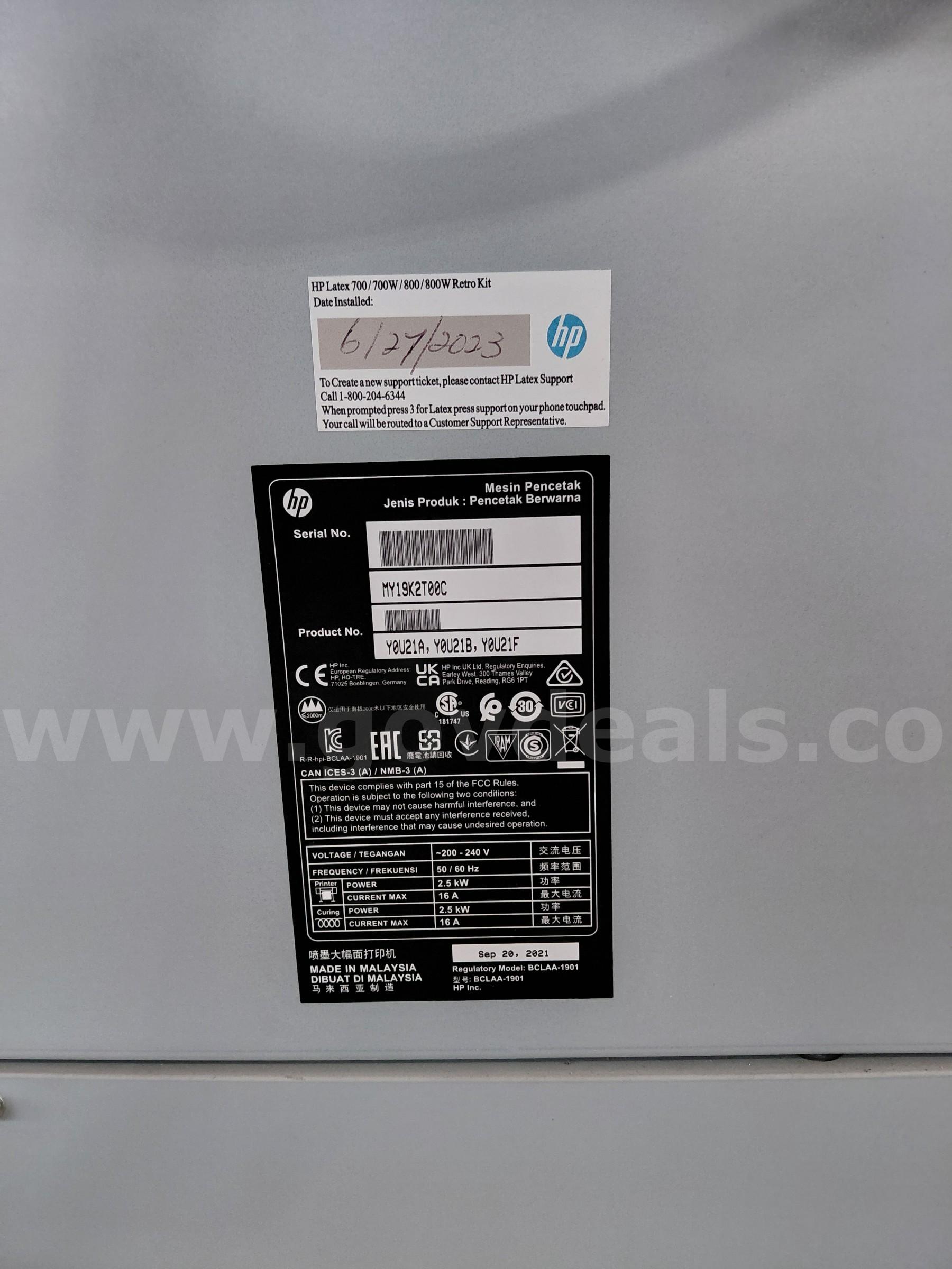 HP 800 large format printer hp 800 800 Government Surplus Auction - Photo #2
