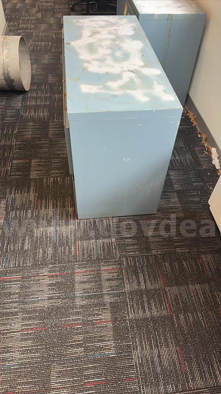 Gray 2 Drawer Metal Cabinet - Set of 2   Government Surplus Auction - Photo #3