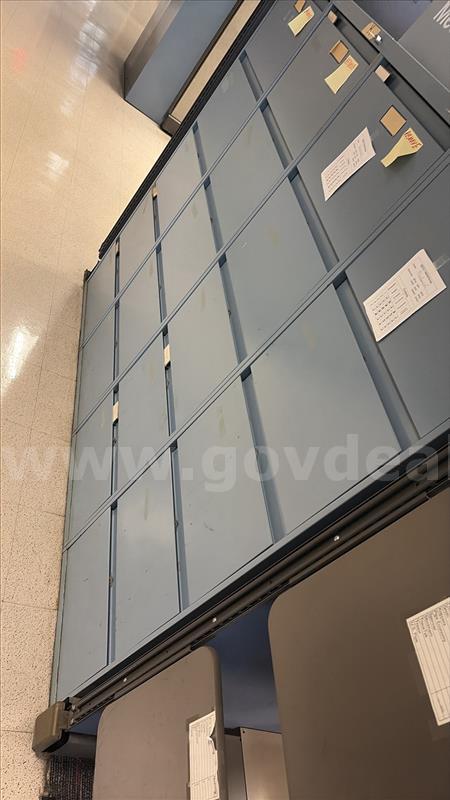 Gray - 20 Drawer Metal Cabinet QTY: 2   Government Surplus Auction - Photo #2
