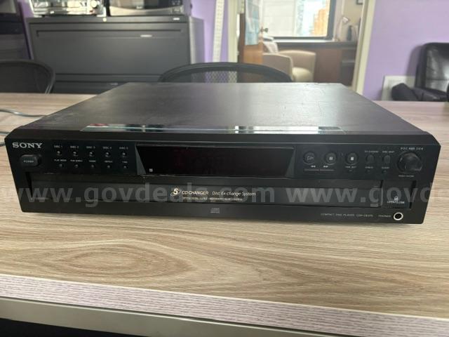 Sony Compact Disc Player Sony  Government Surplus Auction - Photo #3