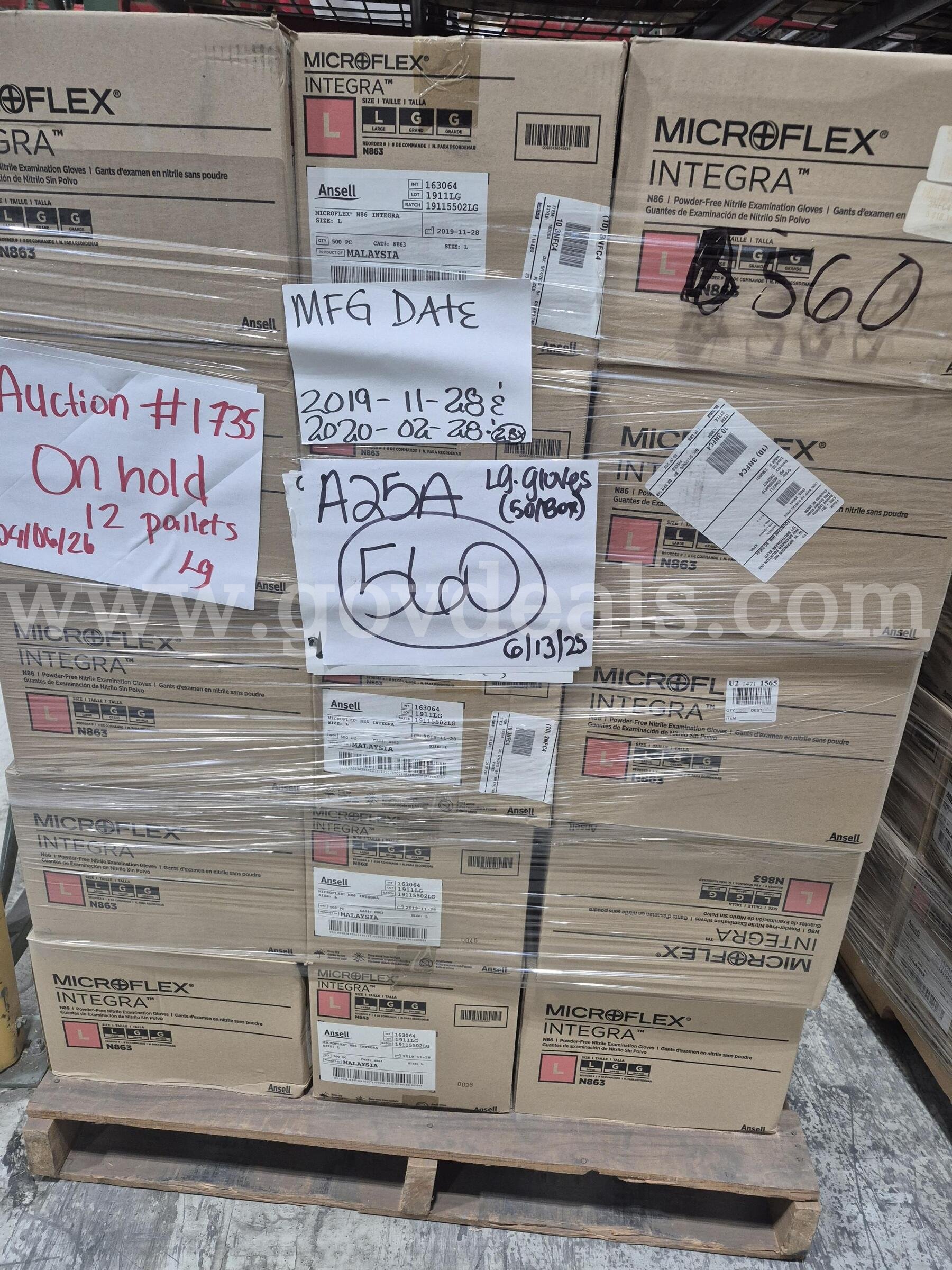 Nitrile gloves   Government Surplus Auction - Photo #2