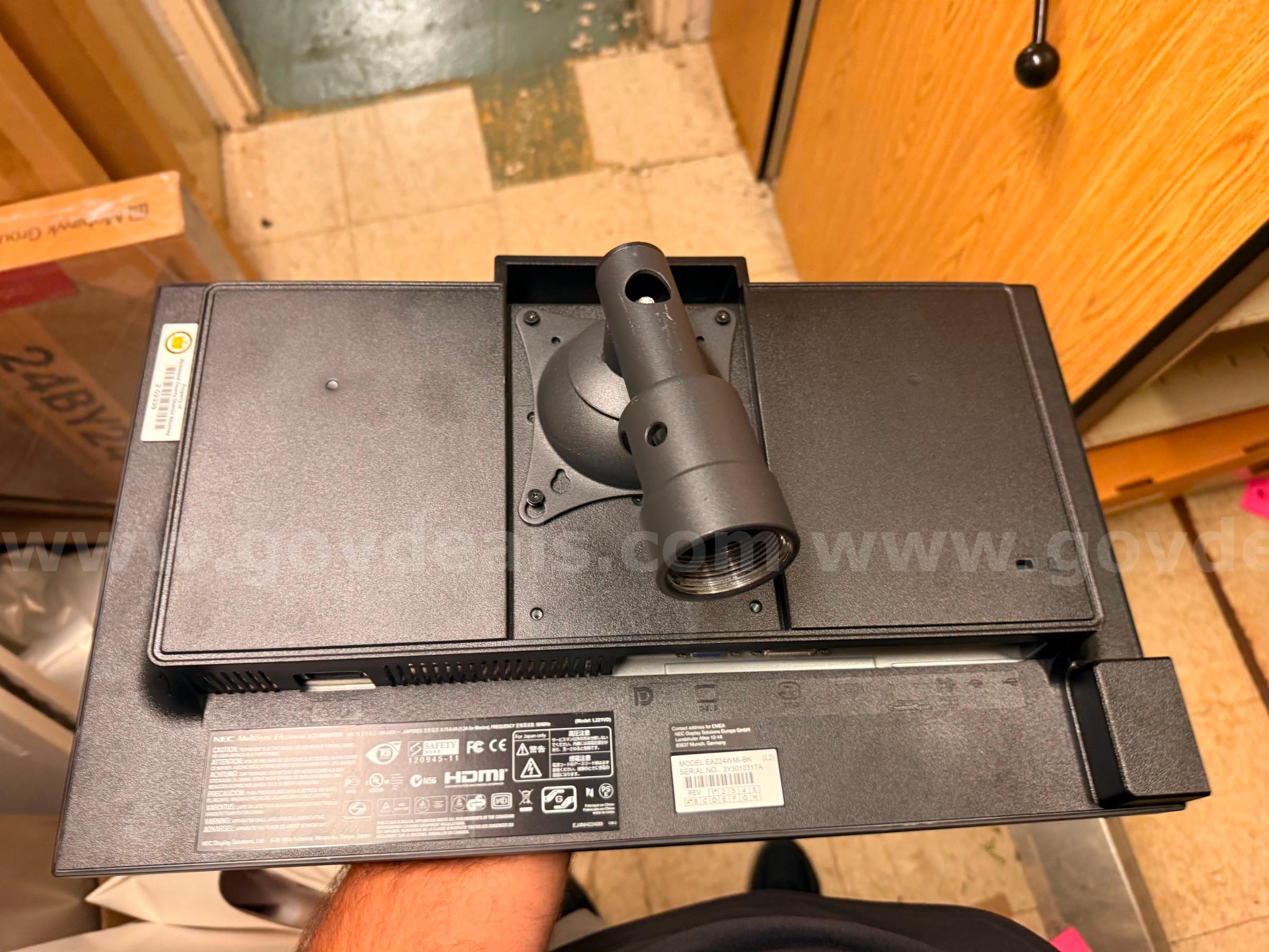 8x - NEC 21" HDMI Monitor   Government Surplus Auction - Photo #3