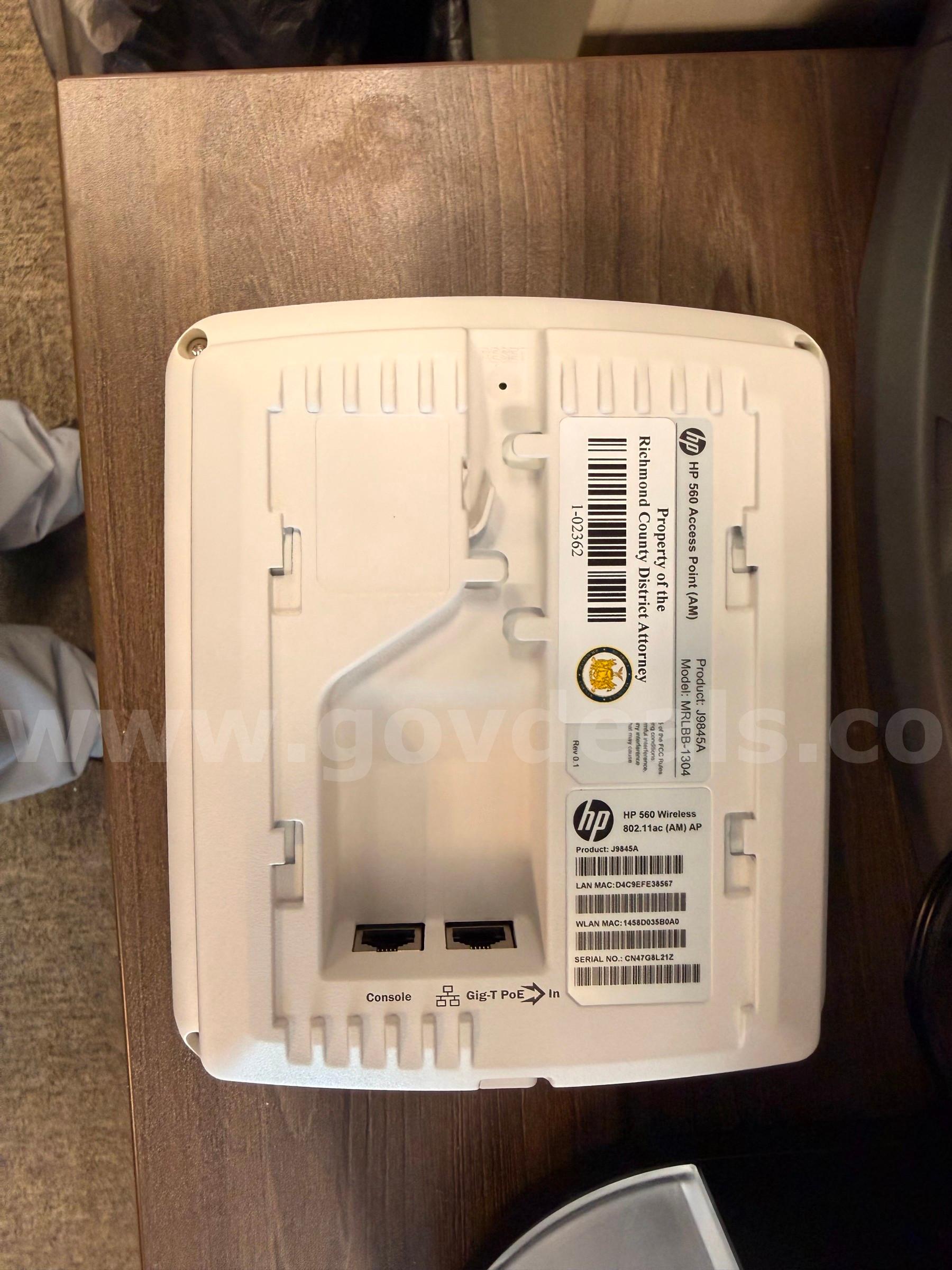 HP Wireless network access points QTY: 4 HP  Government Surplus Auction - Photo #3
