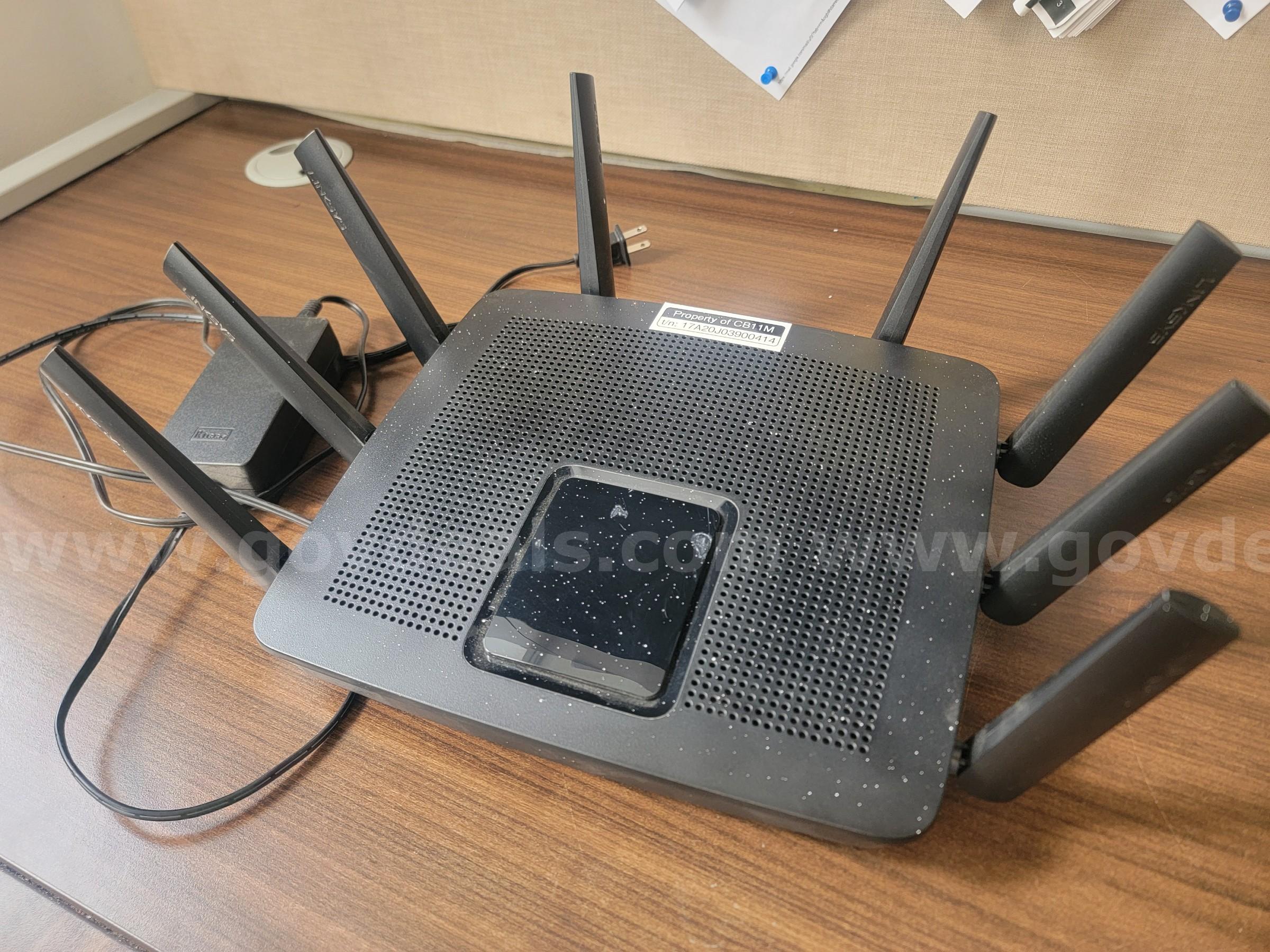 Linksys Tri-band Wi-Fi Router, Lot of 1 Linksys EA9500 V2 Government Surplus Auction - Photo #3