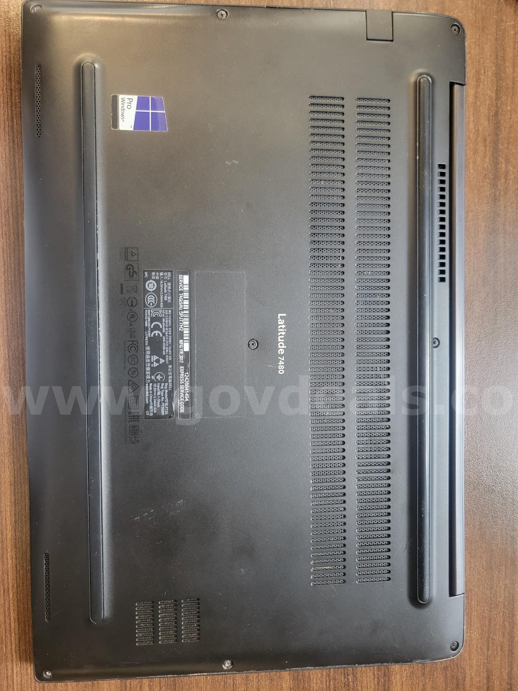 Dell Laptop Computer, Lot of 1 Dell Latitude 7480 Government Surplus Auction - Photo #5