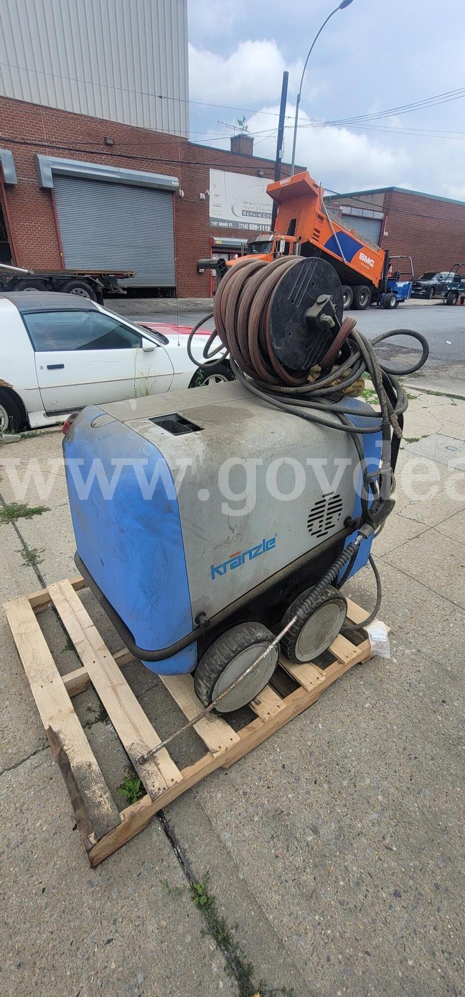 PARTS: Inoperable Pressure Washer Machine Kranzle 1165-1 Government Surplus Auction - Photo #2