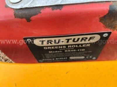 TRU-TURF GREENS ROLLER RS48-11D HONDA  Government Surplus Auction - Photo #3
