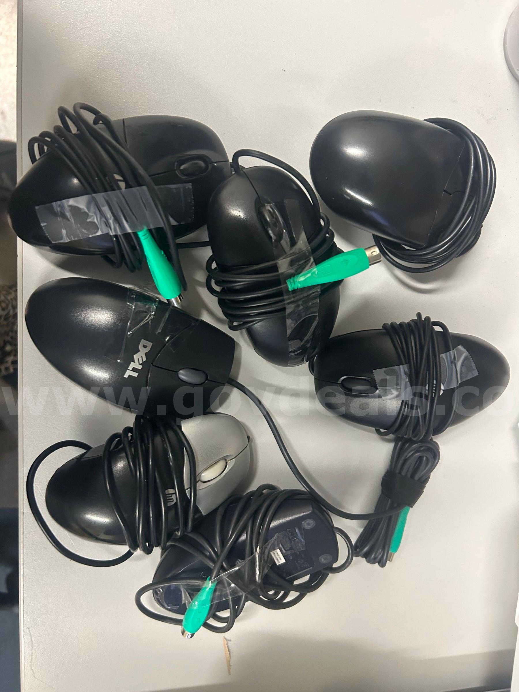 7- PS/2 Computer Mouses   Government Surplus Auction - Primary Photo