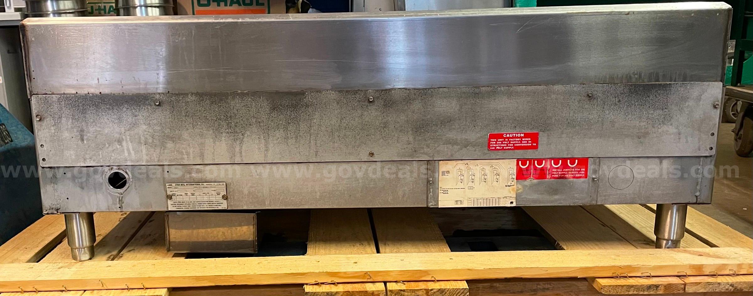 48" Lang griddle Lang 348T Government Surplus Auction - Photo #4