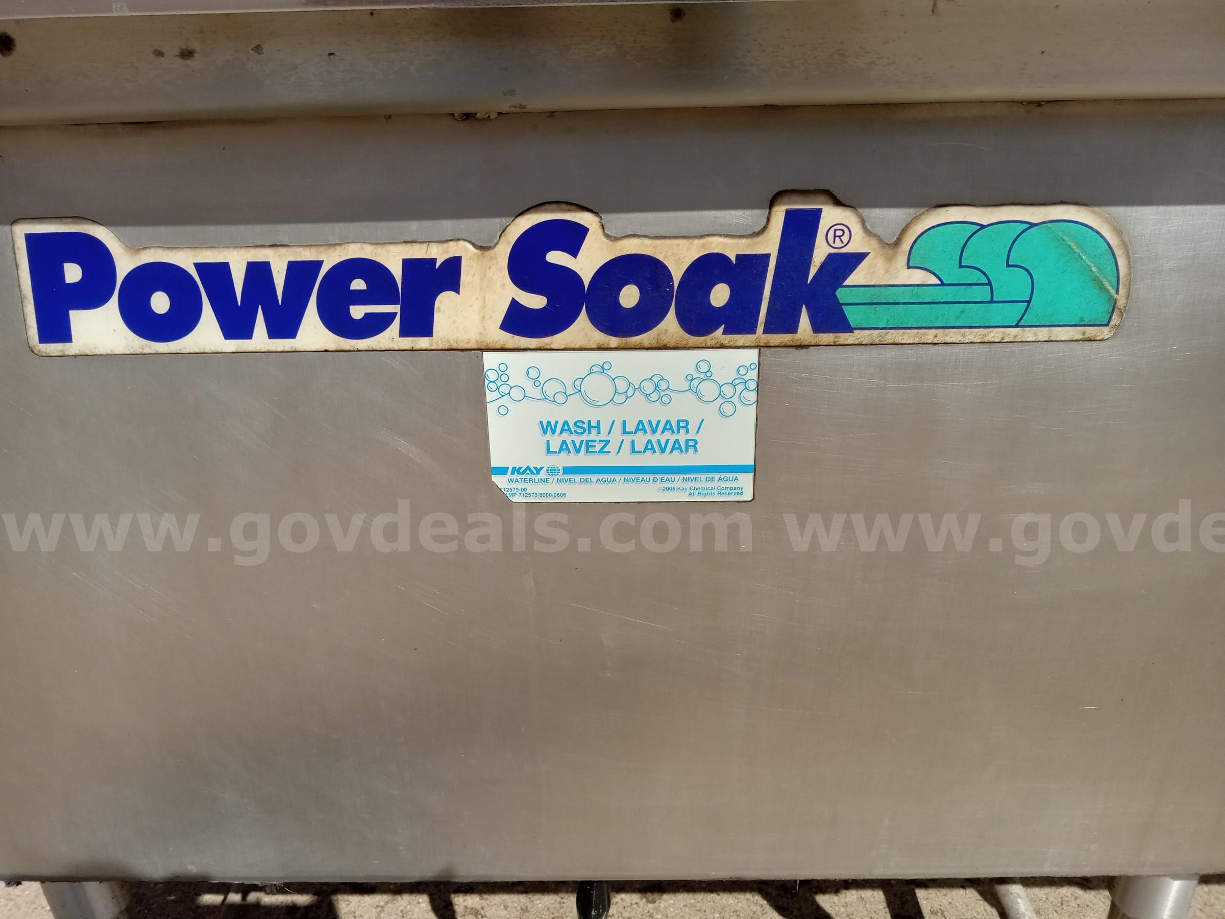 3 Bay Metcraft Power wash sink Metcraft PS200 Government Surplus Auction - Photo #5
