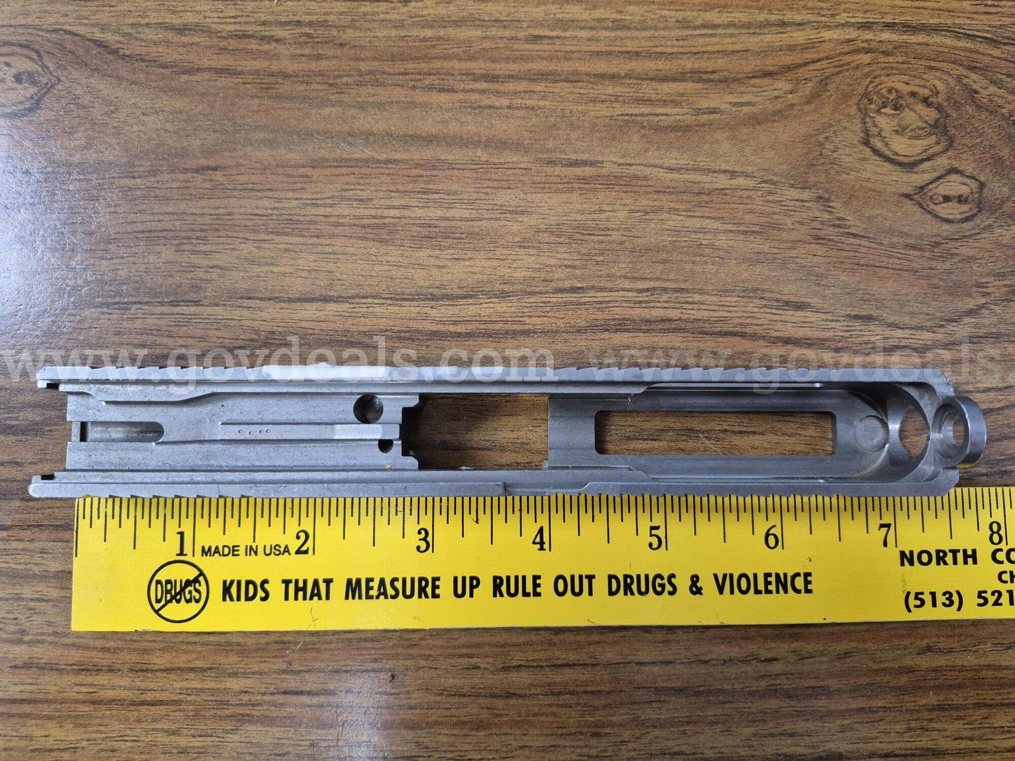 Silver Glock Slide ONLY Unknown Unknown Government Surplus Auction - Photo #2