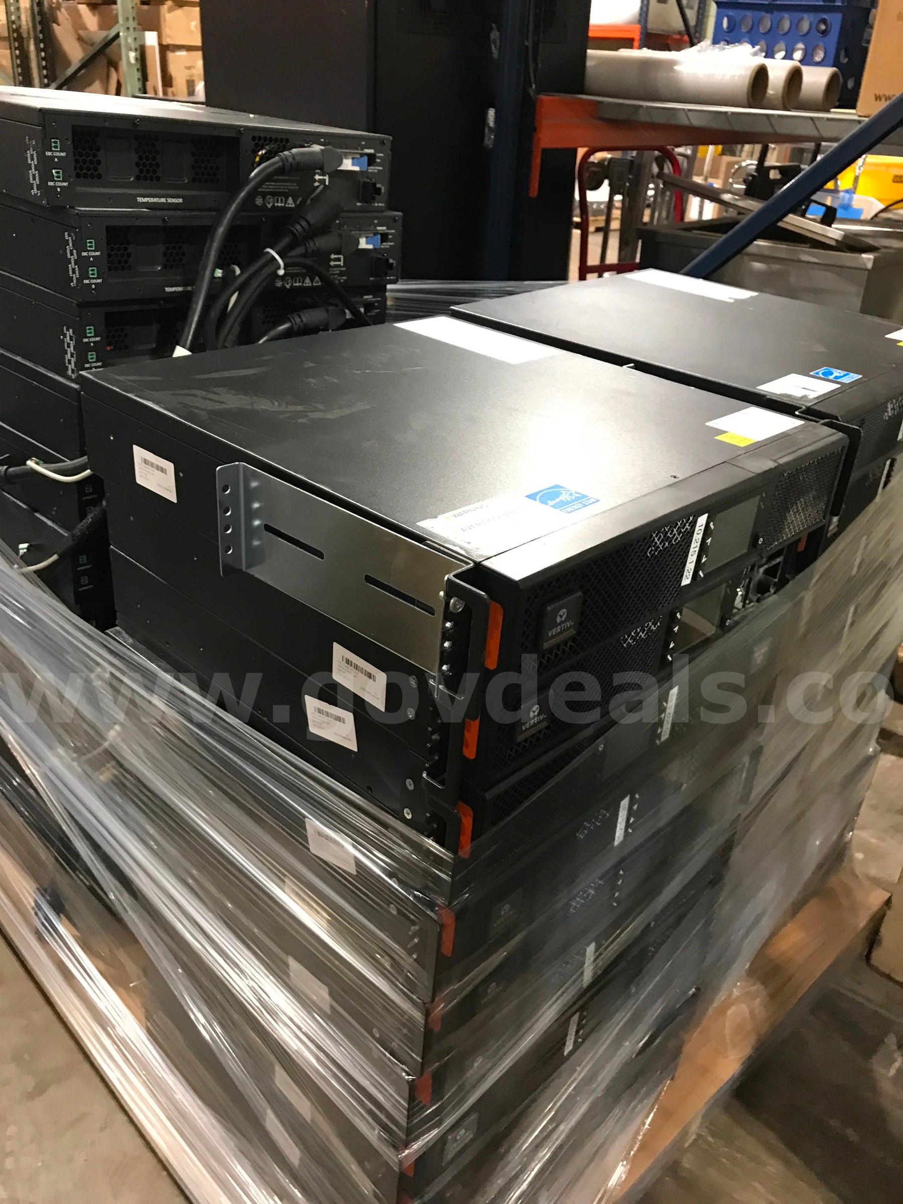 MIXED LOT OF APPROX. 96 VERTIV/LIEBERT UPS GXT5-EBC48VRT2U/ GXT5-3KL630RT2UXL/ GXT5-3000LVRT2UXL /GXT5-2000LVRT2UXL   Government Surplus Auction - Photo #5